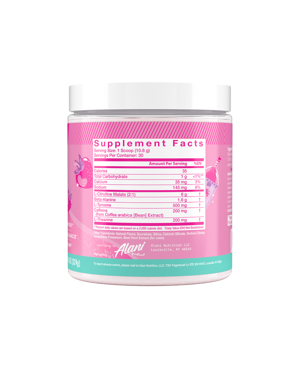 Alani Nu Pre-Workout - Pink Slush E6 - image 2