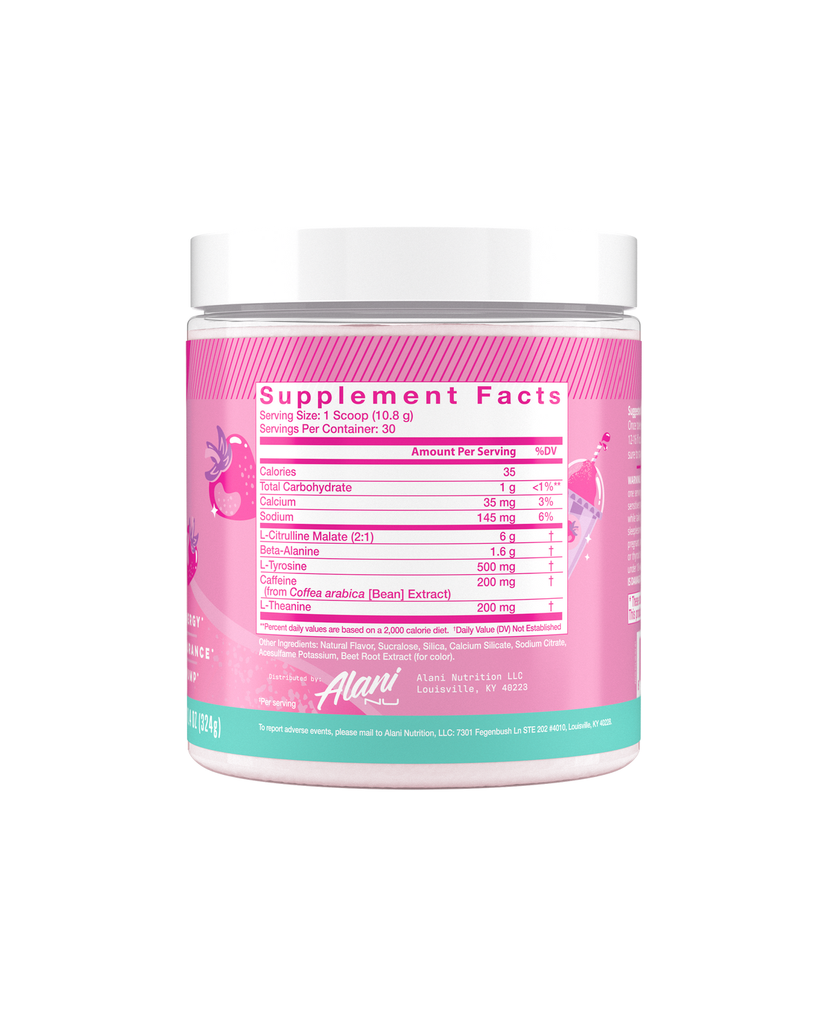 Alani Nu Pre-Workout - Pink Slush E6 - image 2