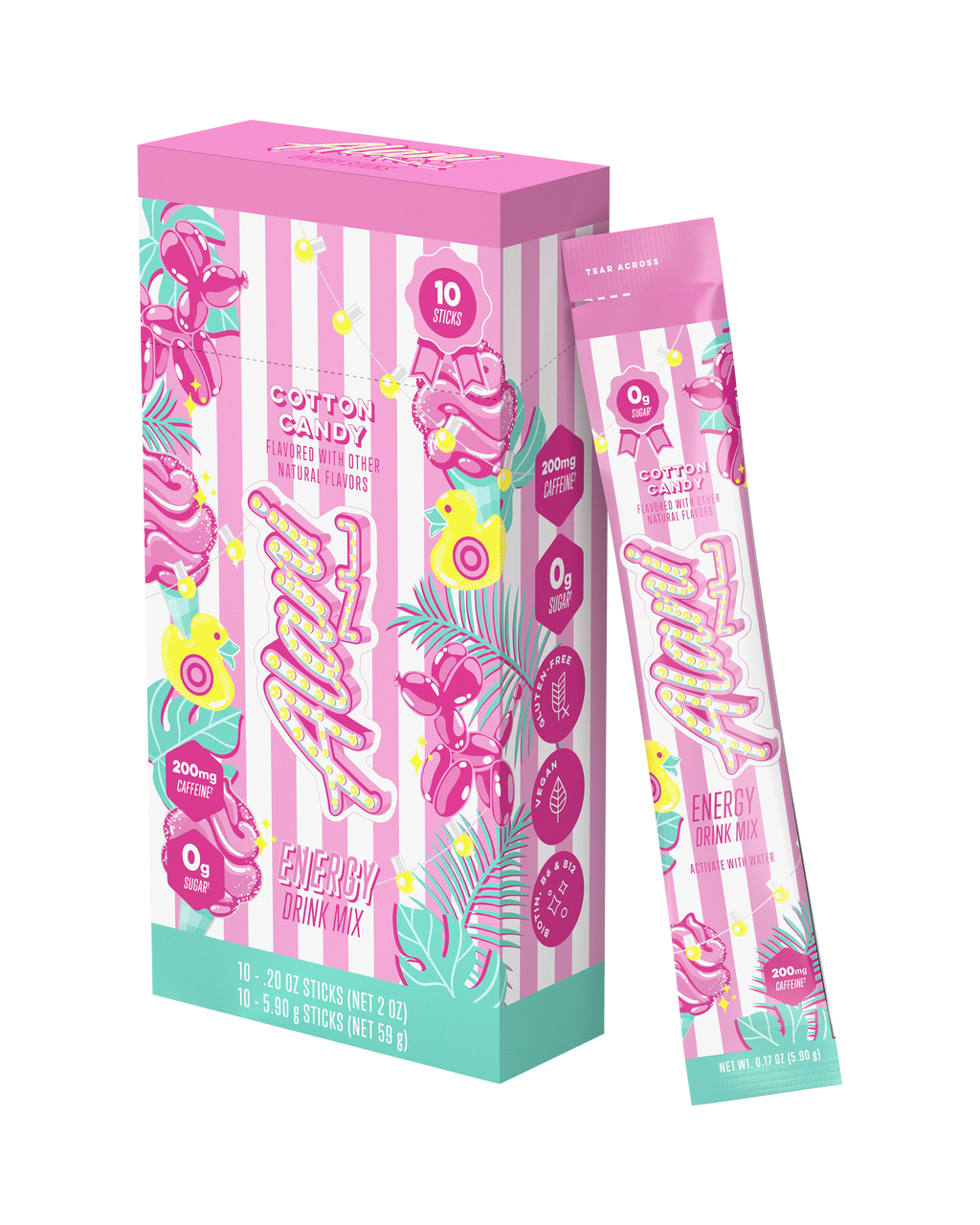 Alani Nu Energy Sticks - Cotton Candy J1 - image 2