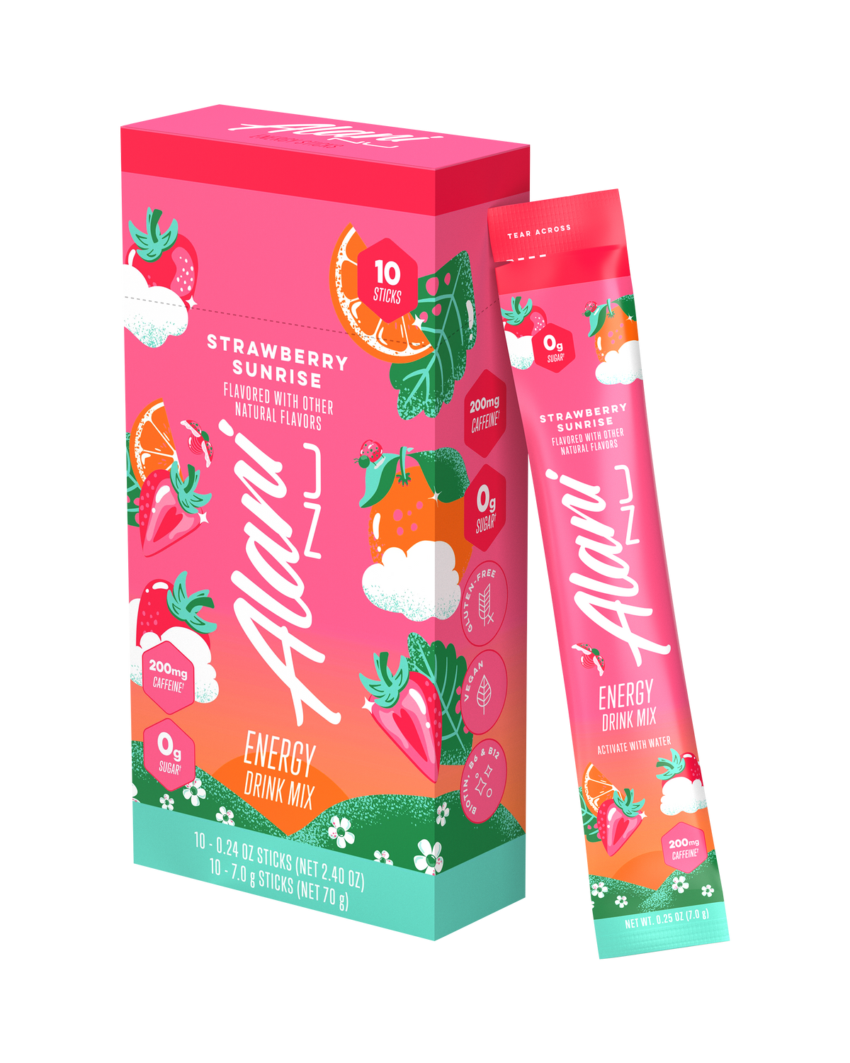 Alani Nu Energy Sticks - Strawberry Sunrise Z8 - image 2