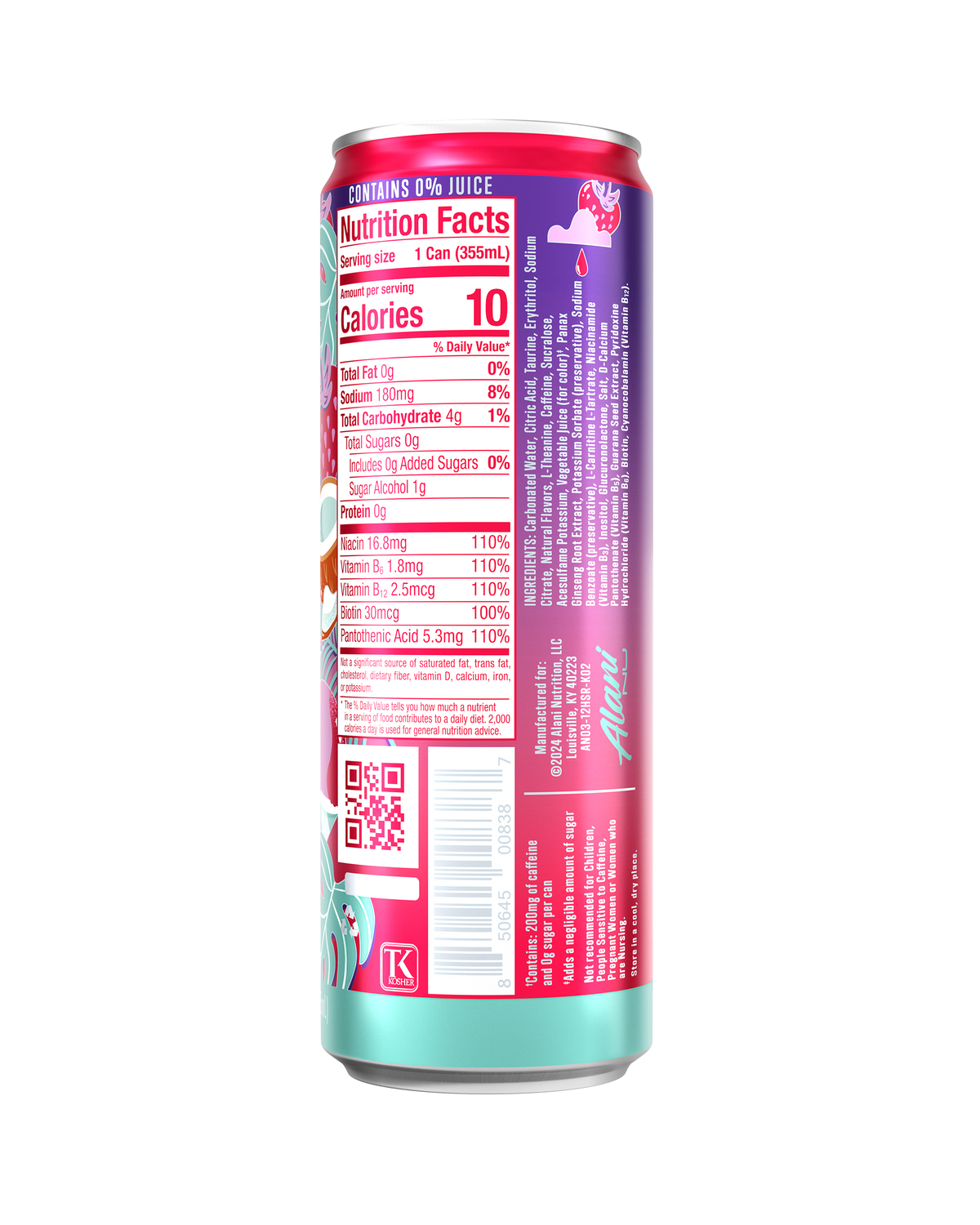 Alani Nu Energy Drink - Hawaiian Shaved Ice O1 - image 3