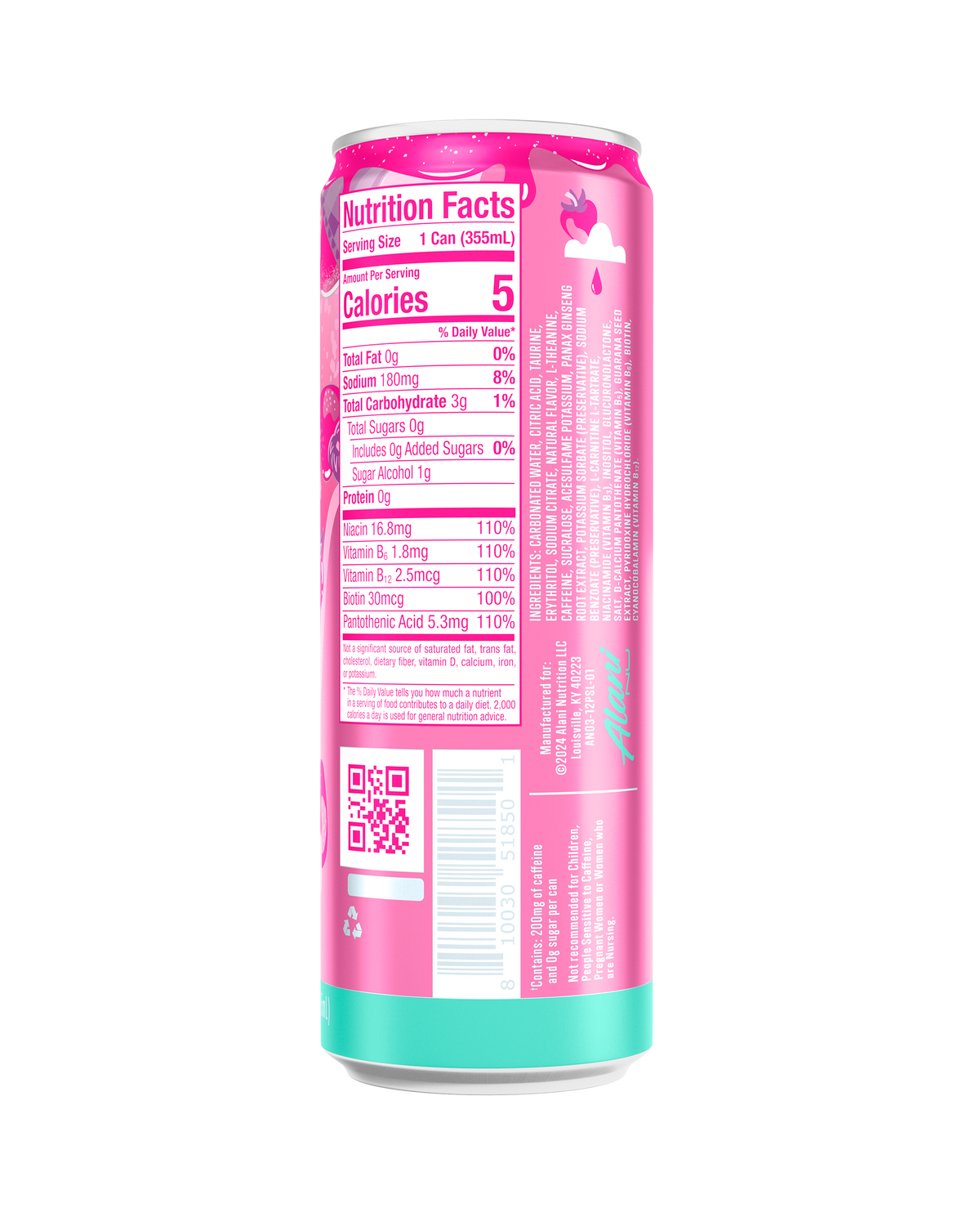 Alani Nu Energy Drink - Pink Slush Z5 - image 3