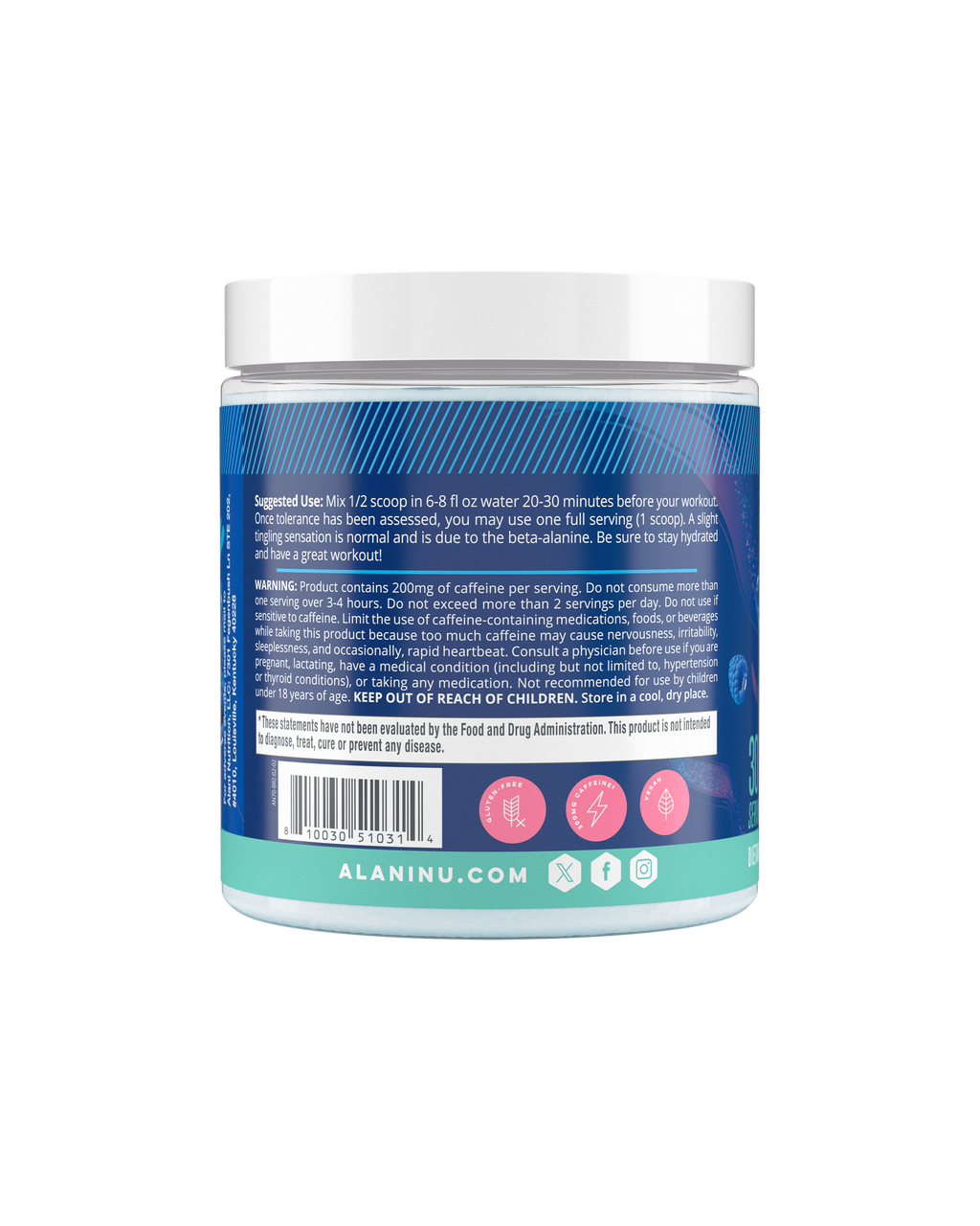 Alani Nu Pre-Workout - Breezeberry E2 - image 3