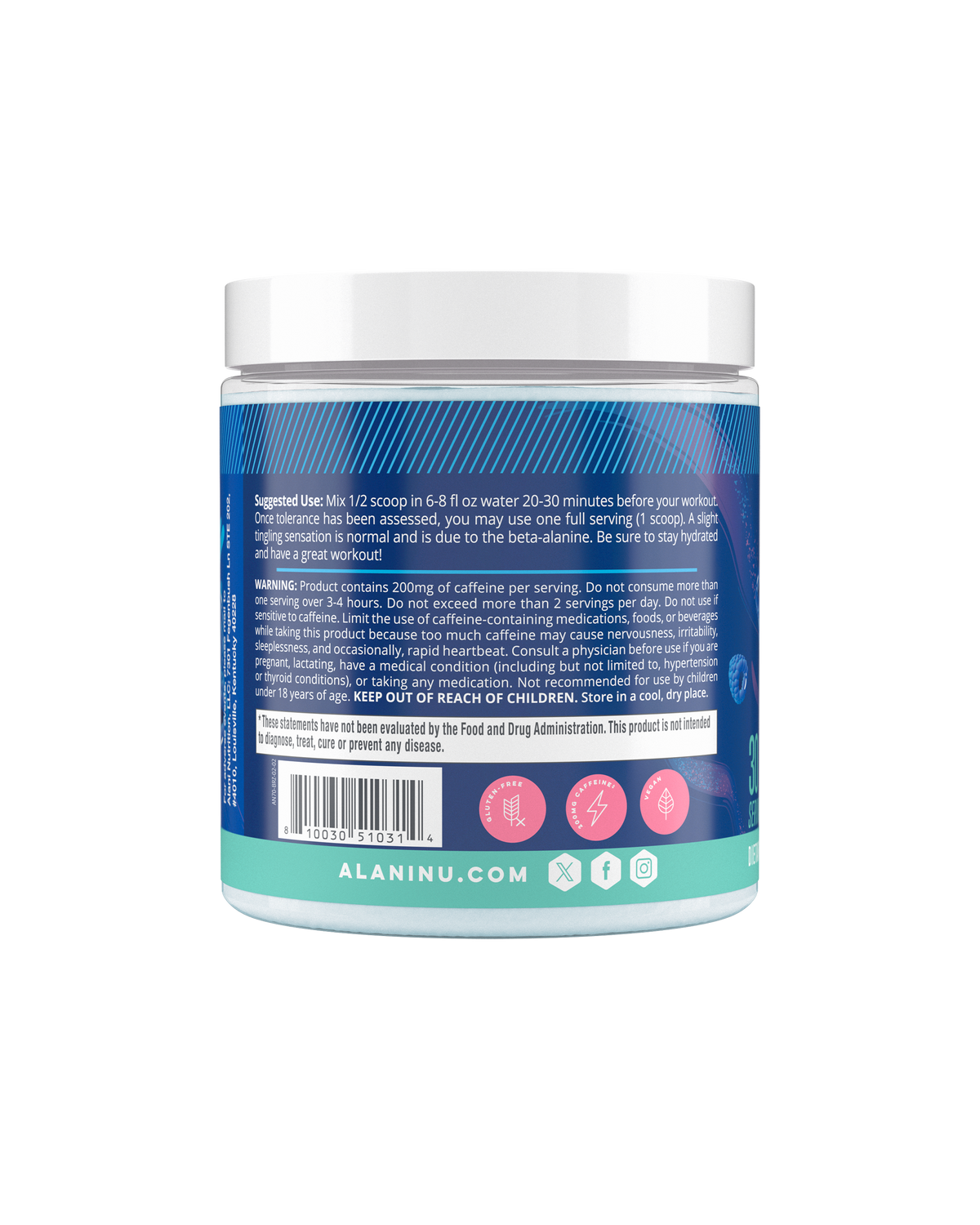 Alani Nu Pre-Workout - Breezeberry E2 - image 3