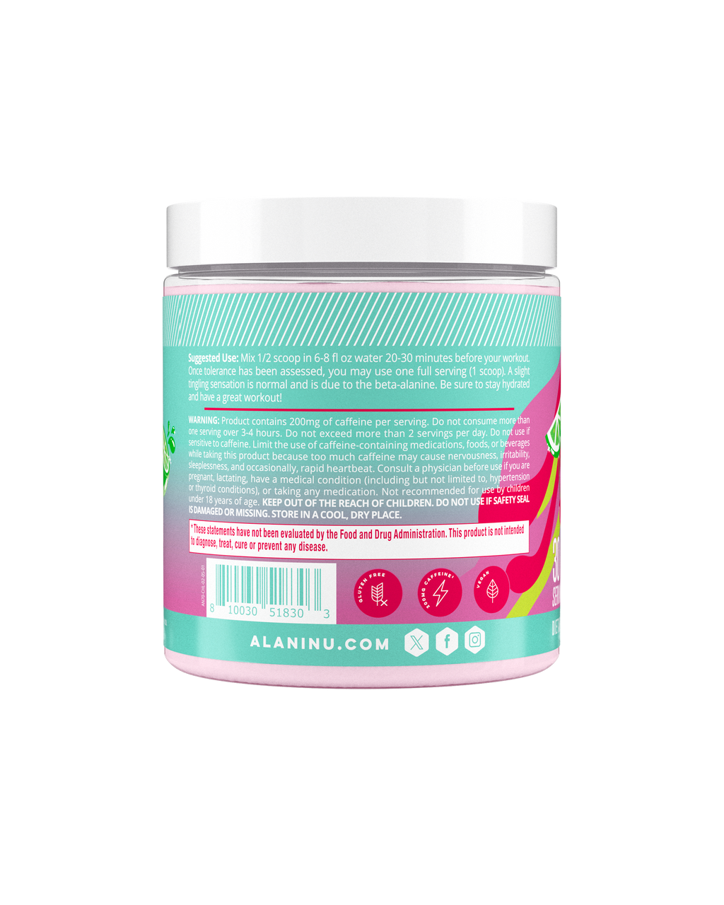 Alani Nu Pre-Workout - Cherry Twist Y3 - image 3