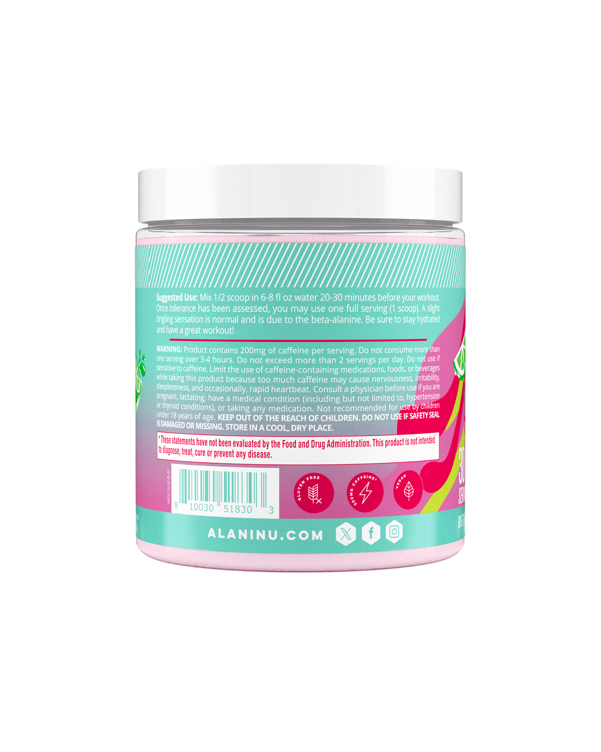 Alani Nu Pre-Workout - Cherry Twist Y3 - image 3