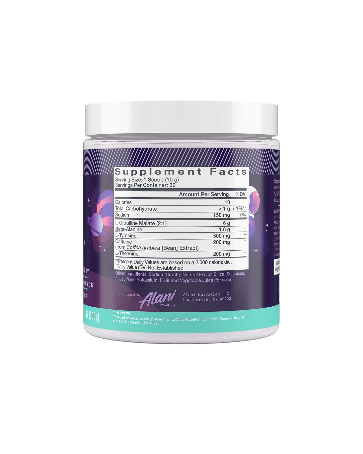 Alani Nu Pre-Workout - Cosmic Stardust L8 - image 2
