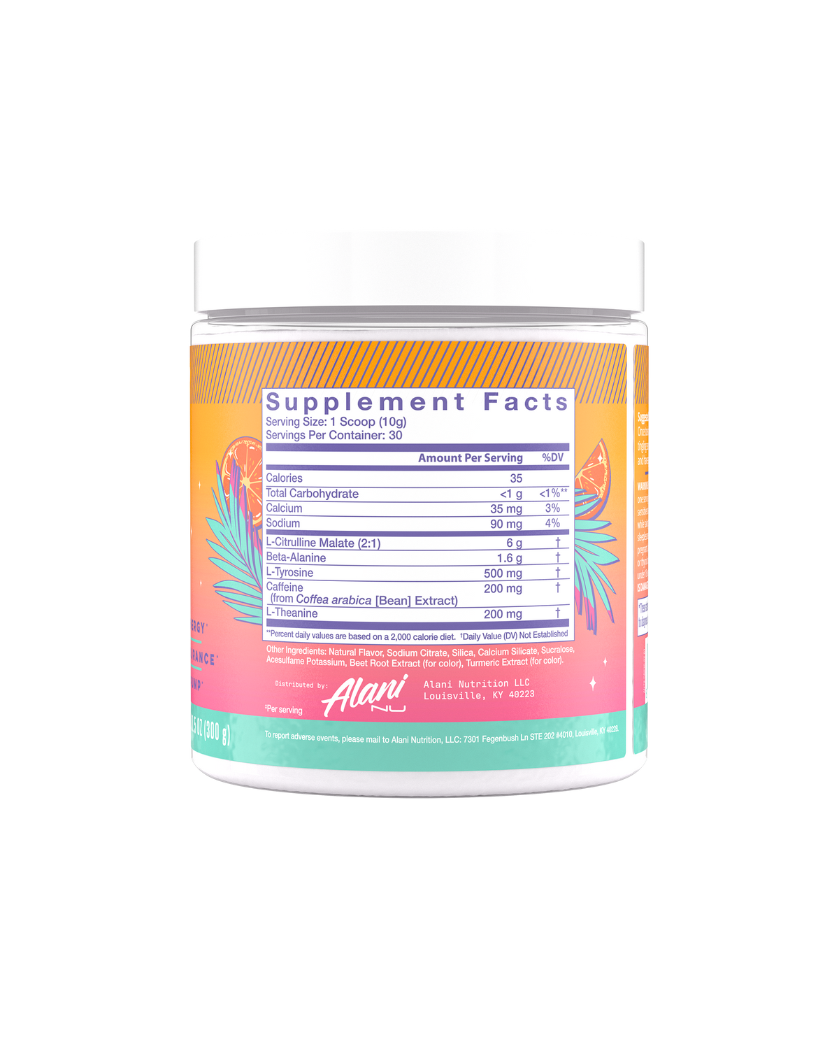 Alani Nu Pre-Workout - Orange Kiss G7 - image 2