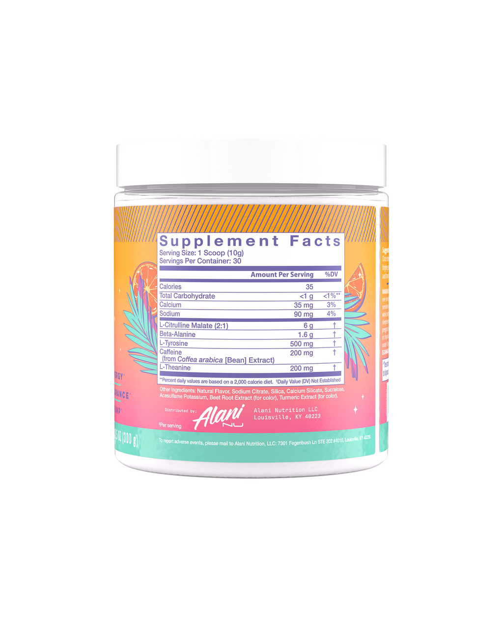 Alani Nu Pre-Workout - Orange Kiss Q4 - image 2