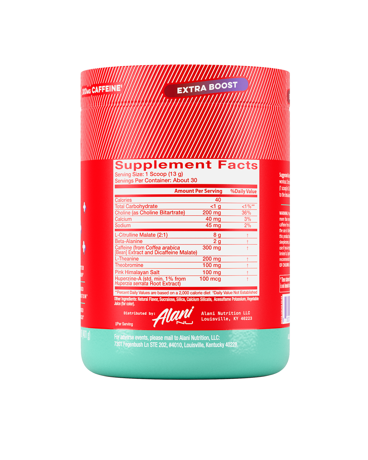 Alani Nu Pre-Workout+ - Cherry Slush W6 - image 2