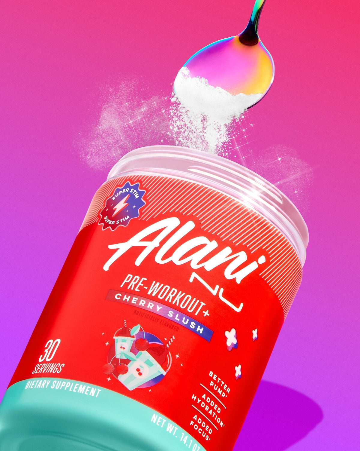 Alani Nu Pre-Workout+ - Cherry Slush W6 - image 5
