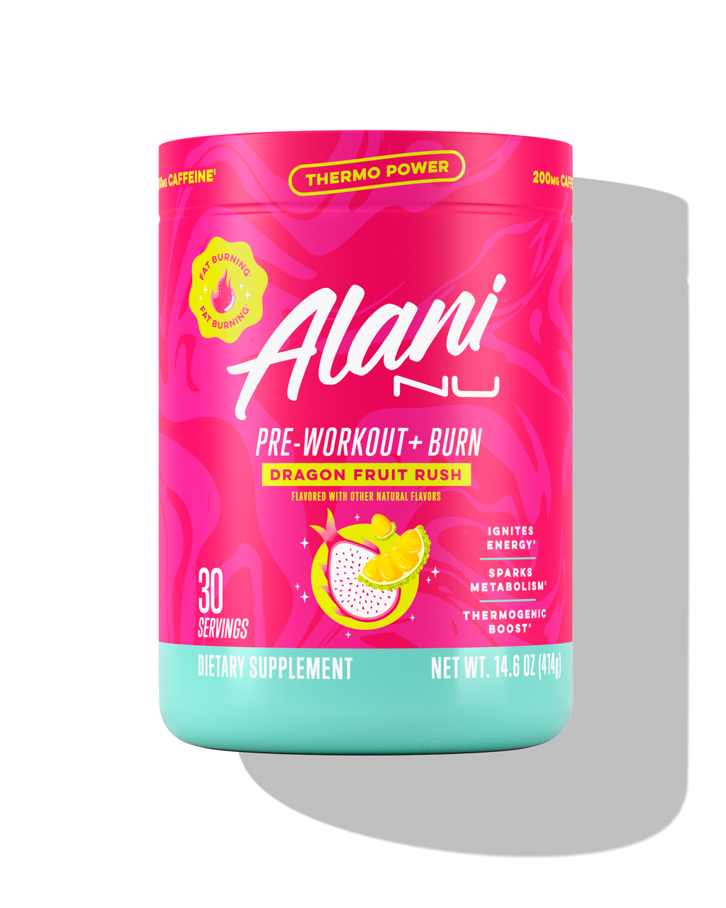 Alani Nu Pre-Workout+ Burn - Dragon Fruit Rush V9 - image 1