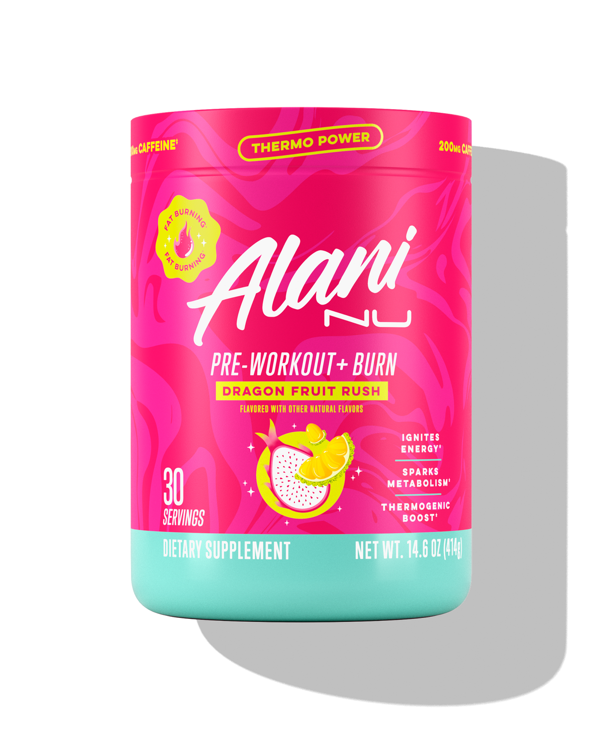 Alani Nu Pre-Workout+ Burn - Dragon Fruit Rush V9 - image 1