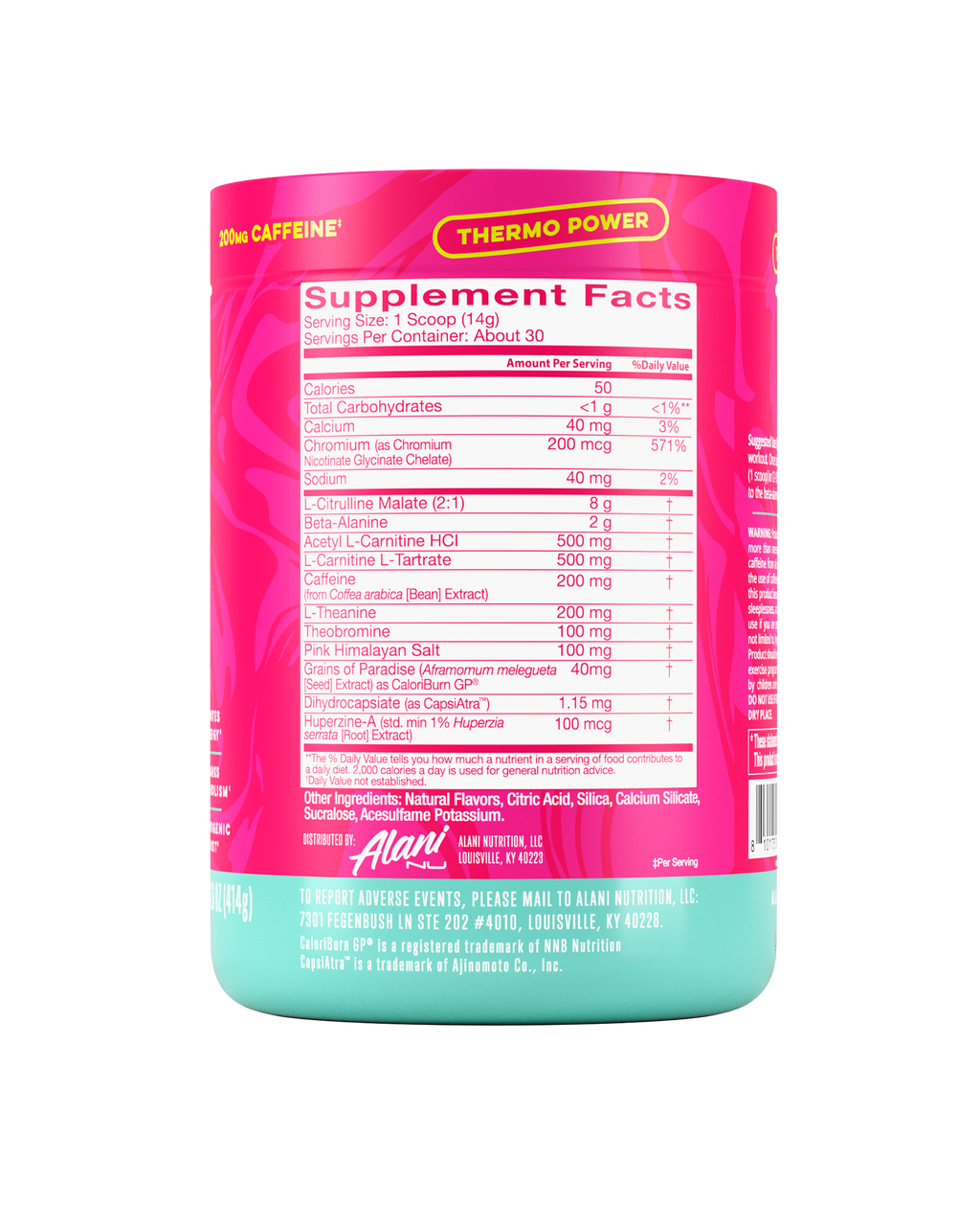 Alani Nu Pre-Workout+ Burn - Dragon Fruit Rush V9 - image 2