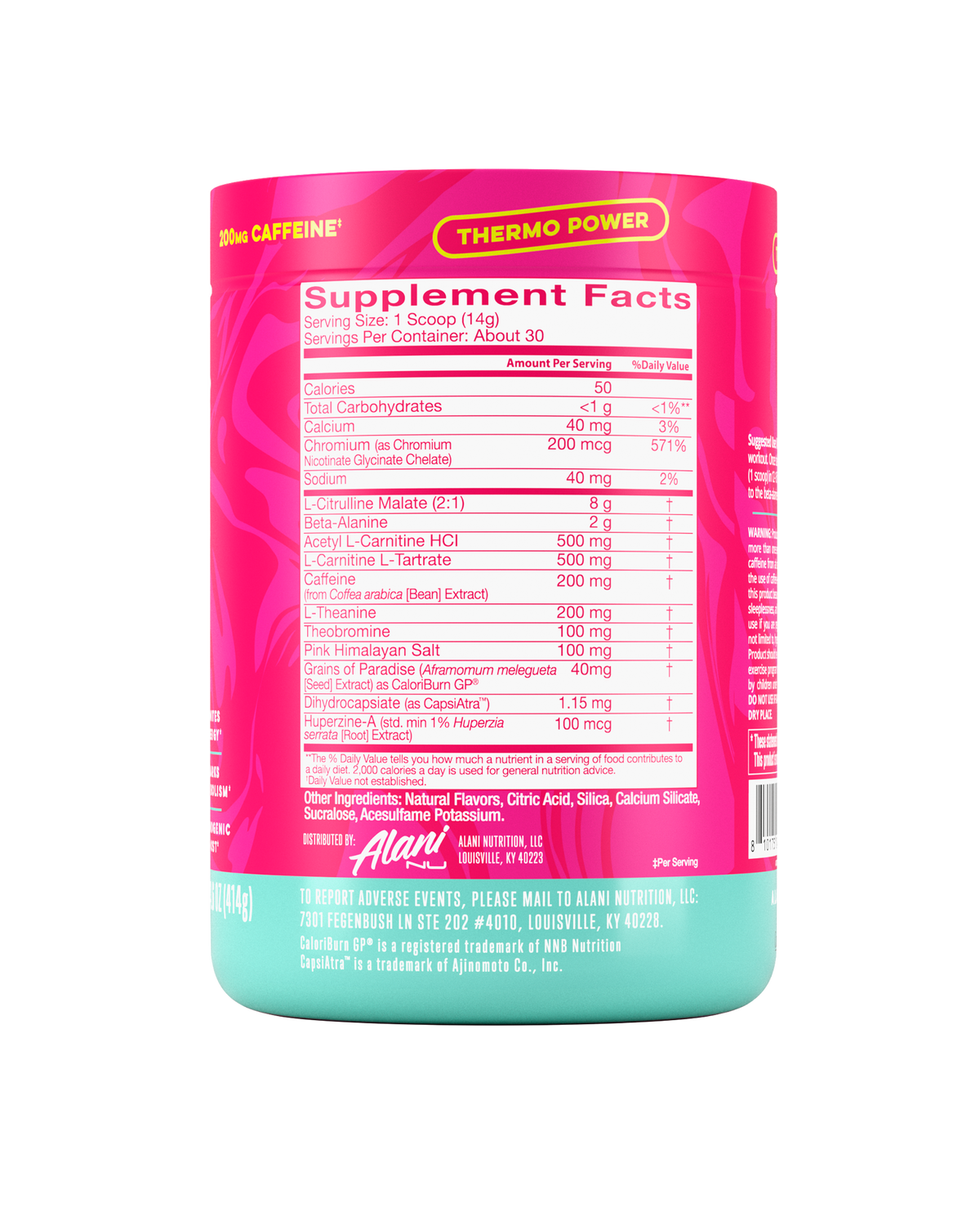 Alani Nu Pre-Workout+ Burn - Dragon Fruit Rush V9 - image 2