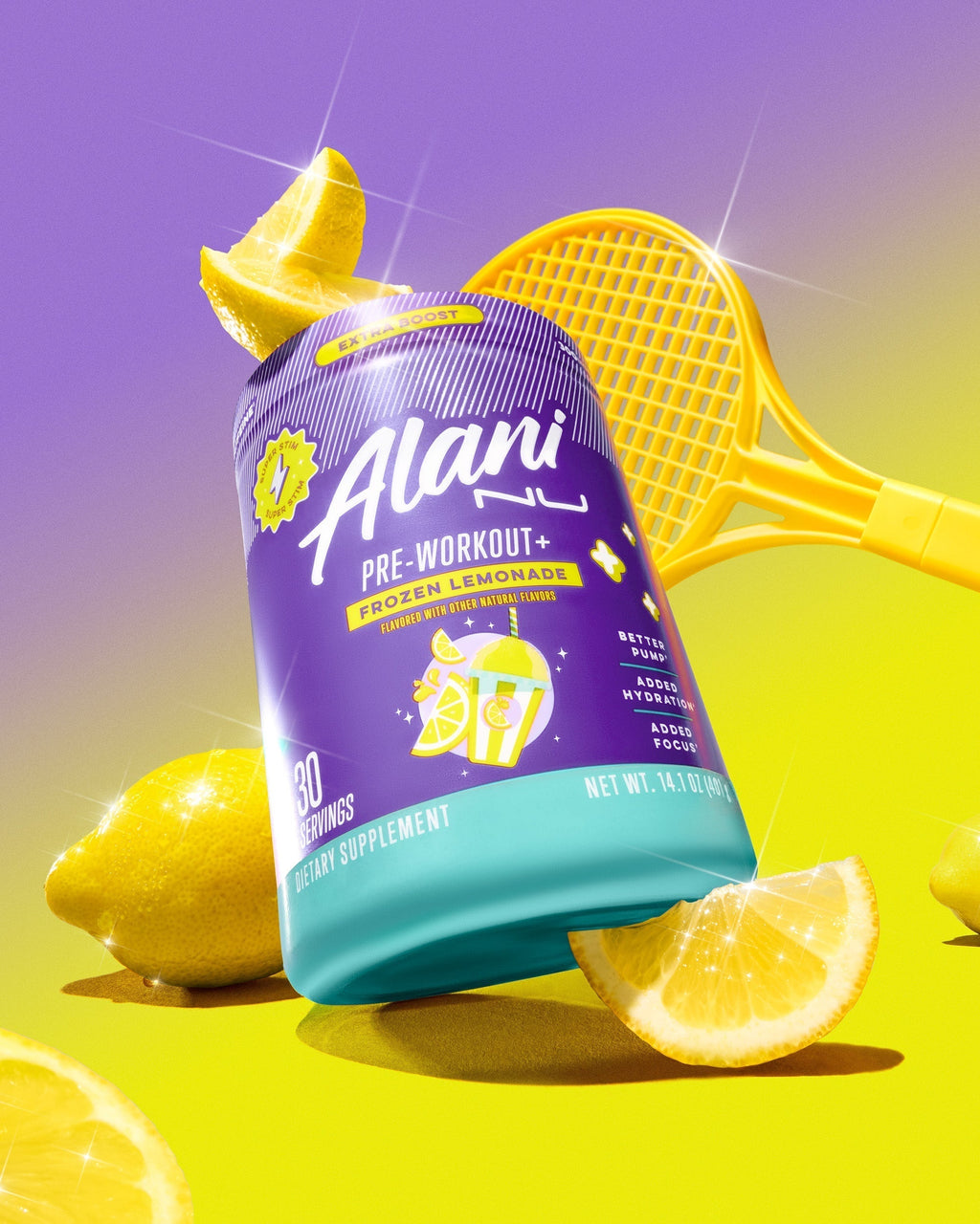 Alani Nu Pre-Workout+ - Frozen Lemonade O3 - image 4