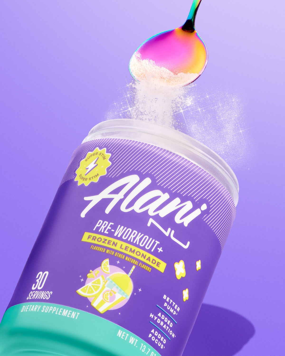 Alani Nu Pre-Workout+ - Frozen Lemonade O3 - image 5