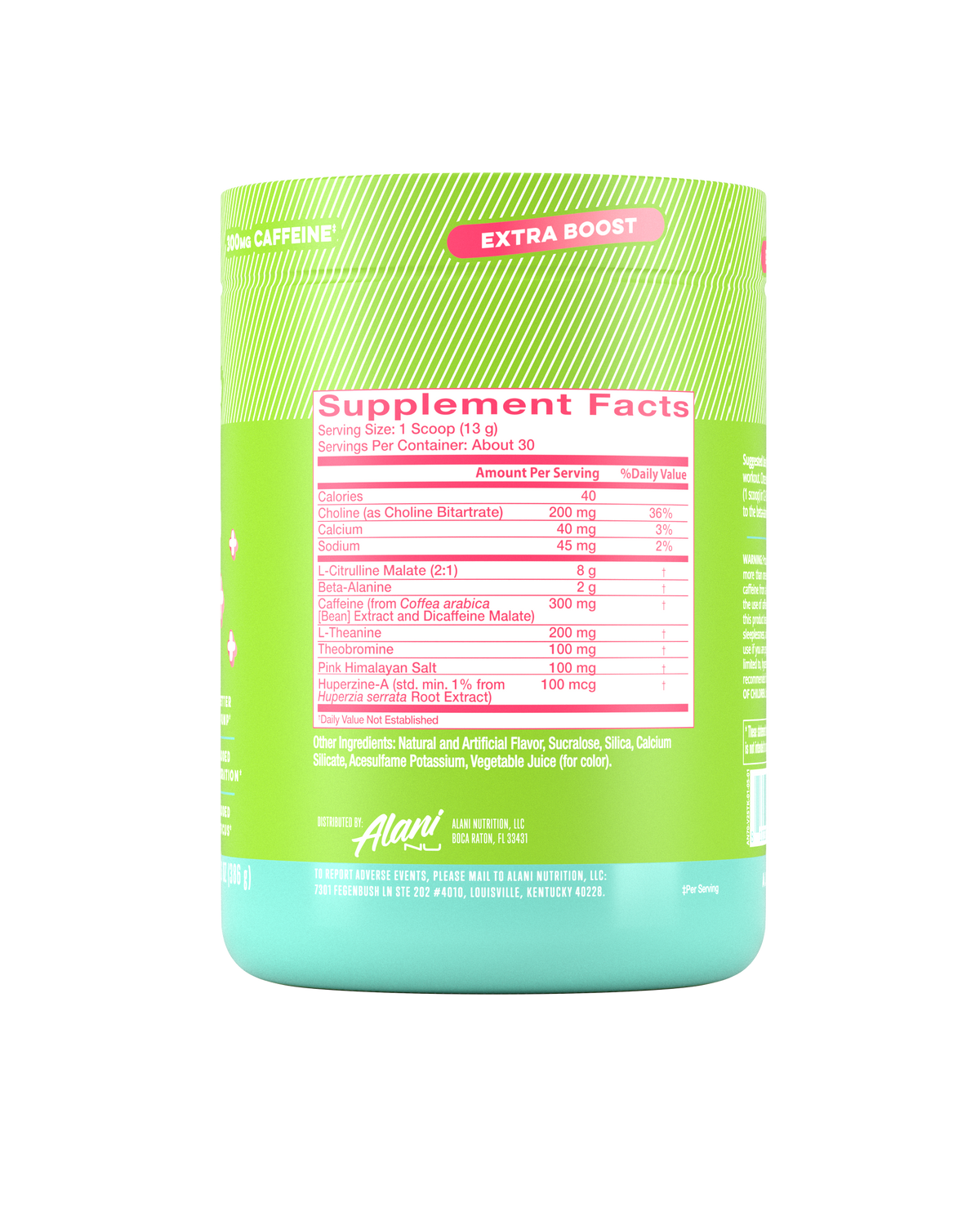 Alani Nu Pre-Workout+ - Kiwiberry D3 - image 2