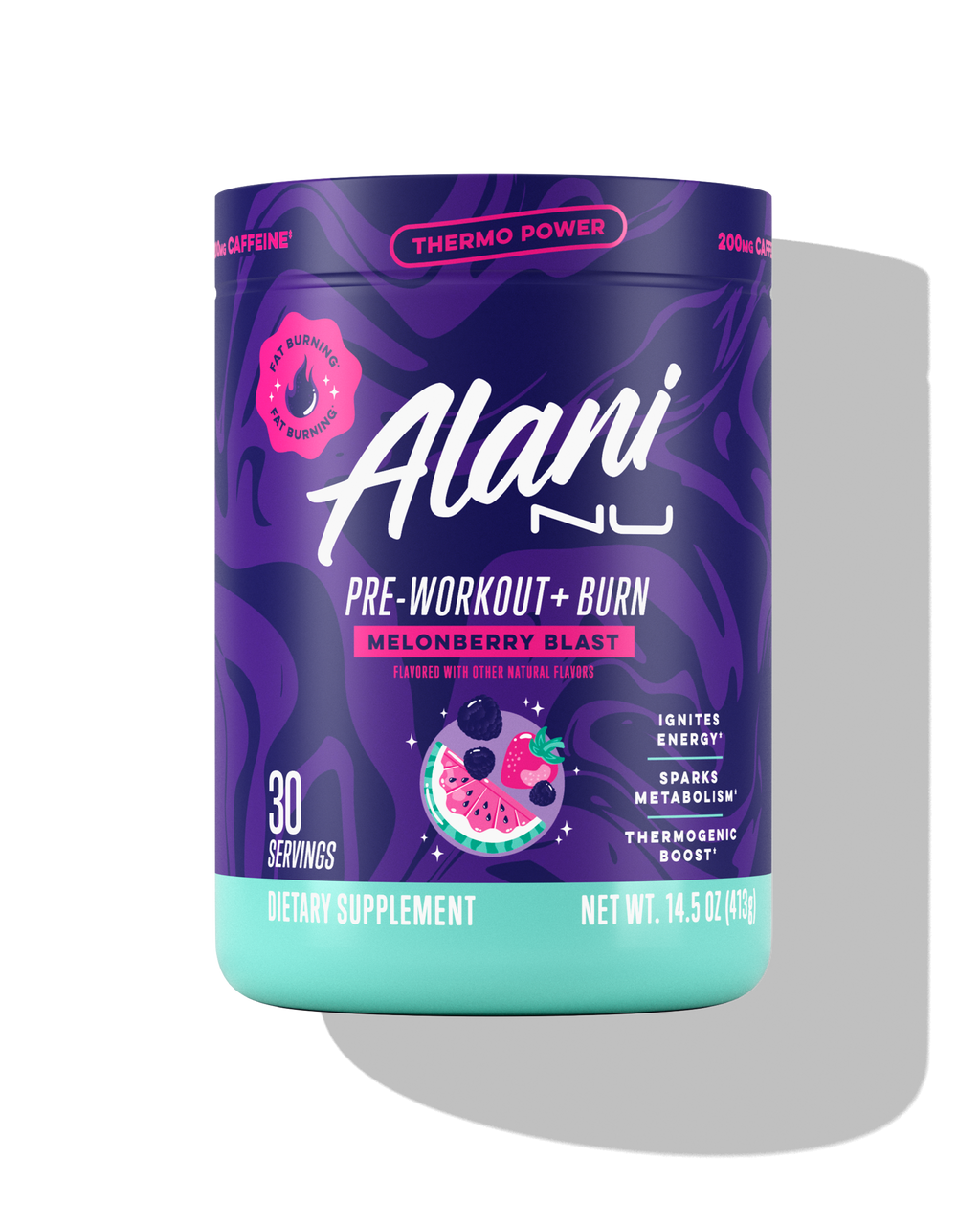 Alani Nu Pre-Workout+ Burn - Melonberry Blast P2 - image 1