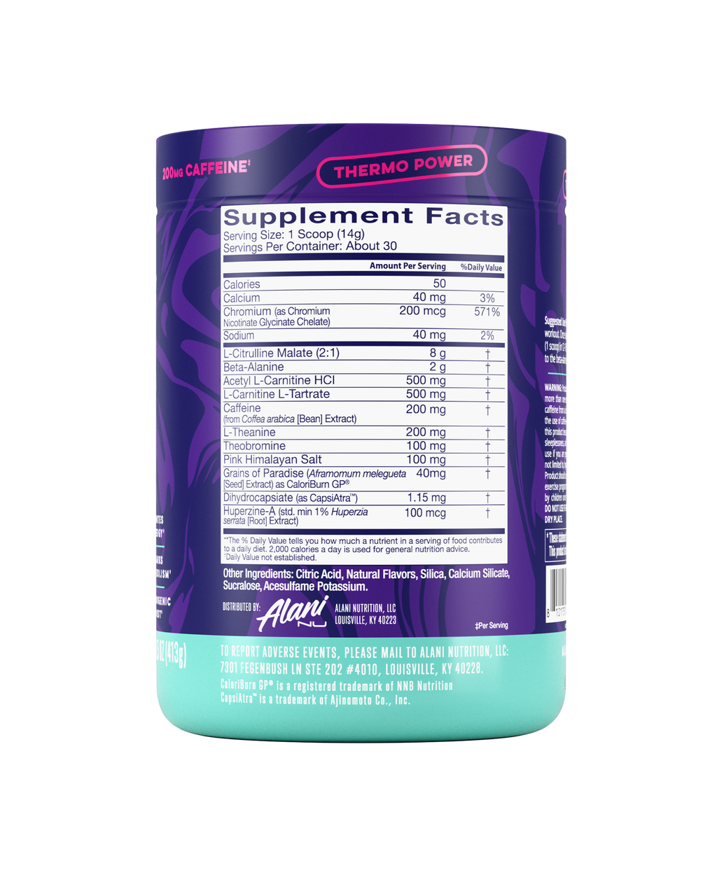 Alani Nu Pre-Workout+ Burn - Melonberry Blast P2 - image 2
