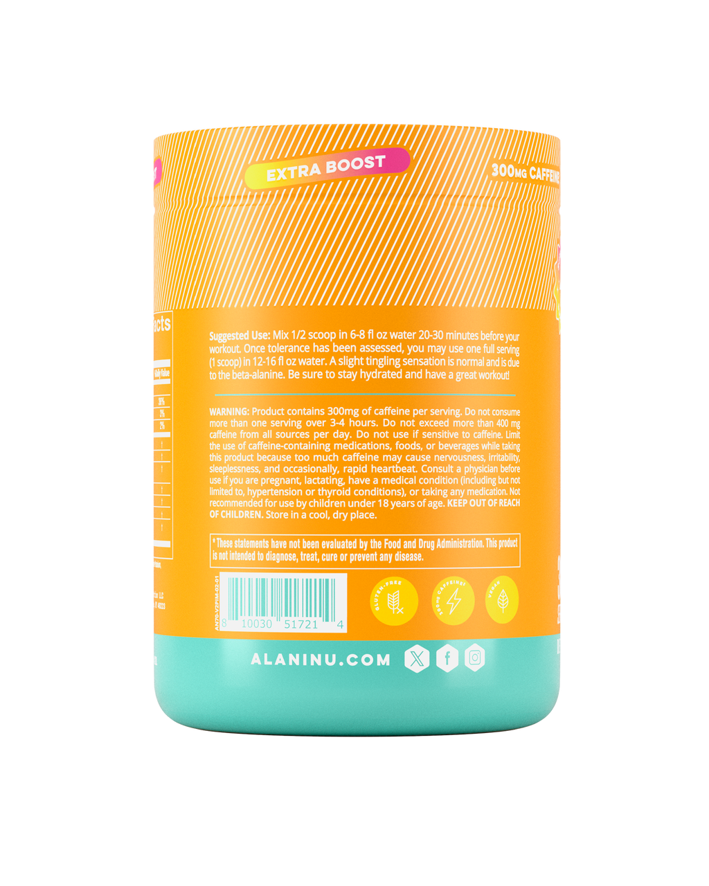 Alani Nu Pre-Workout+ - Paradise Swirl H0 - image 3