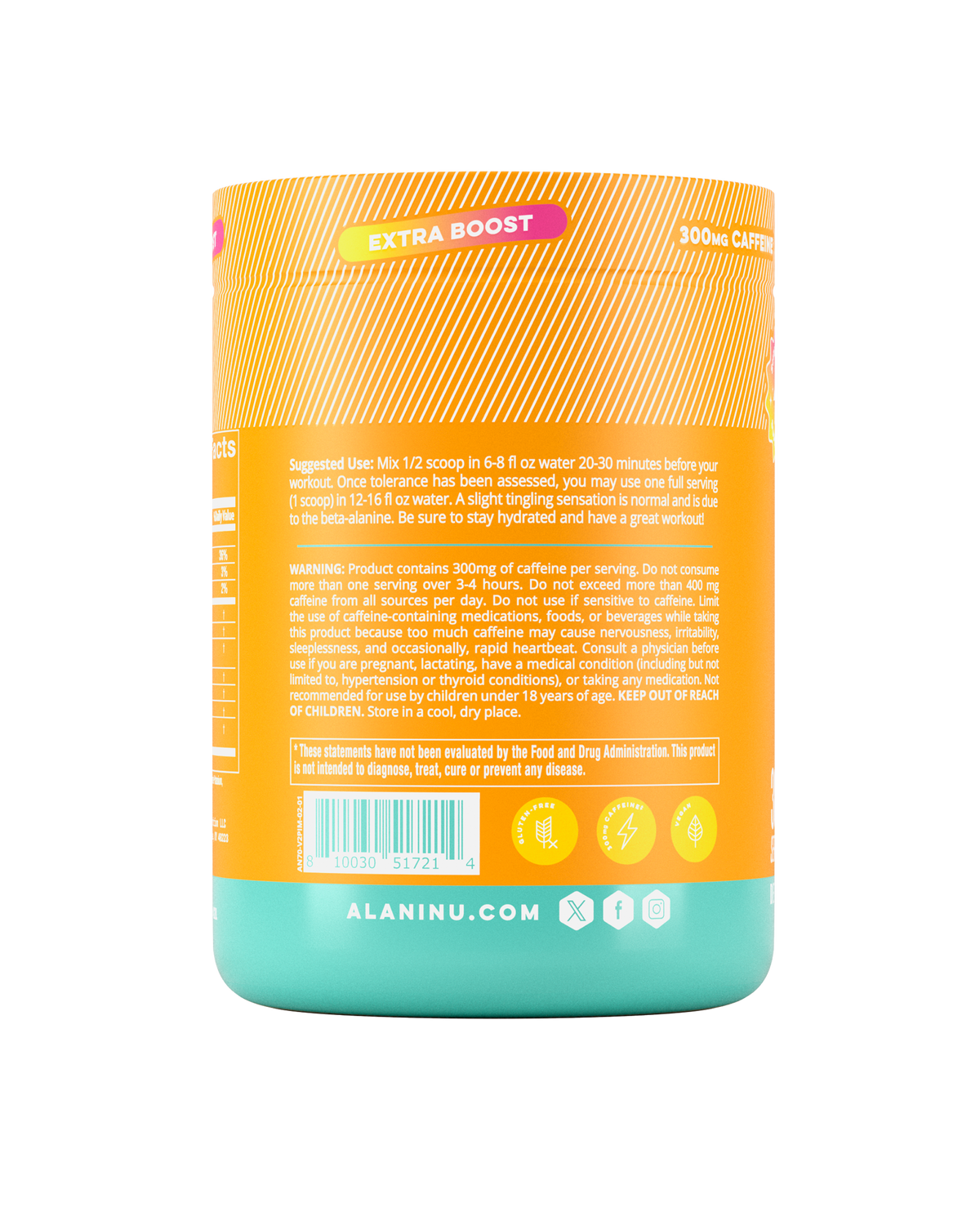 Alani Nu Pre-Workout+ - Paradise Swirl H0 - image 3