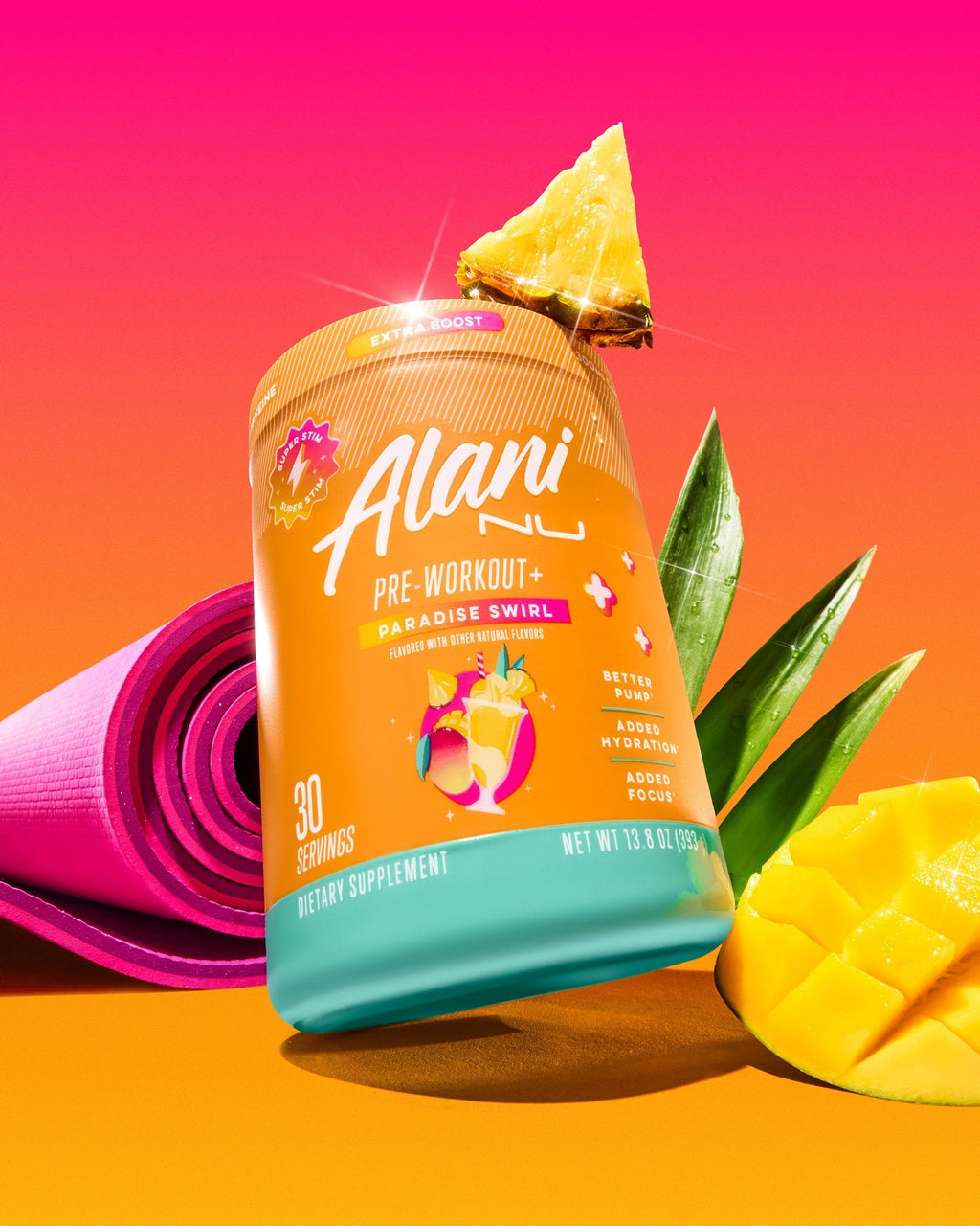Alani Nu Pre-Workout+ - Paradise Swirl H0 - image 4
