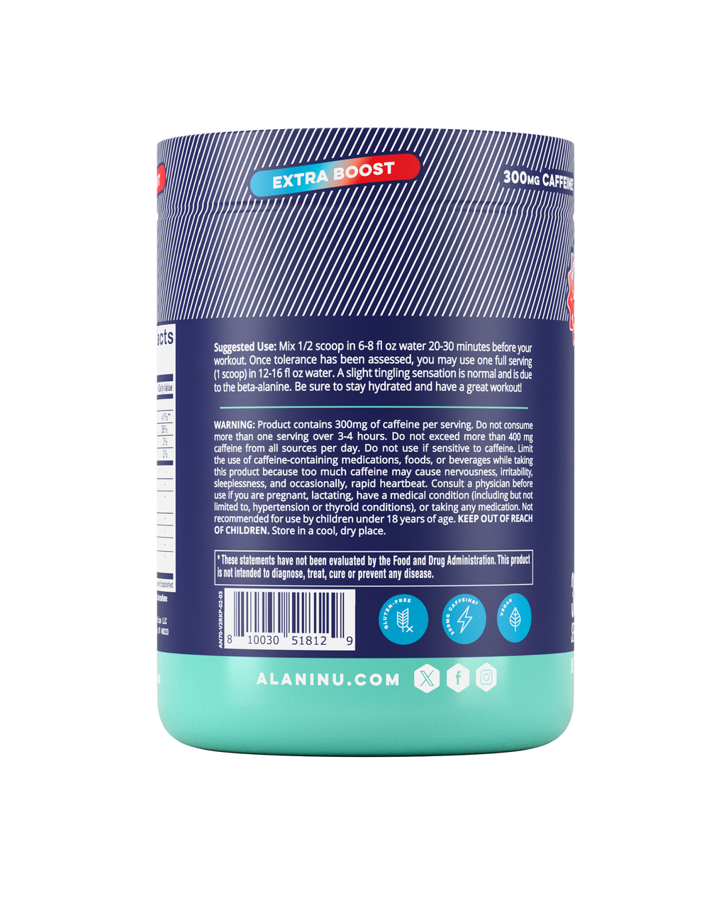 Alani Nu Pre-Workout+ - Rocket Pop P0 - image 3
