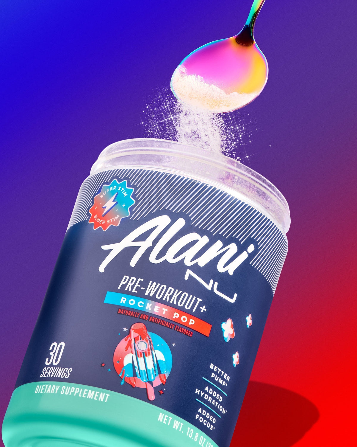 Alani Nu Pre-Workout+ - Rocket Pop P0 - image 5