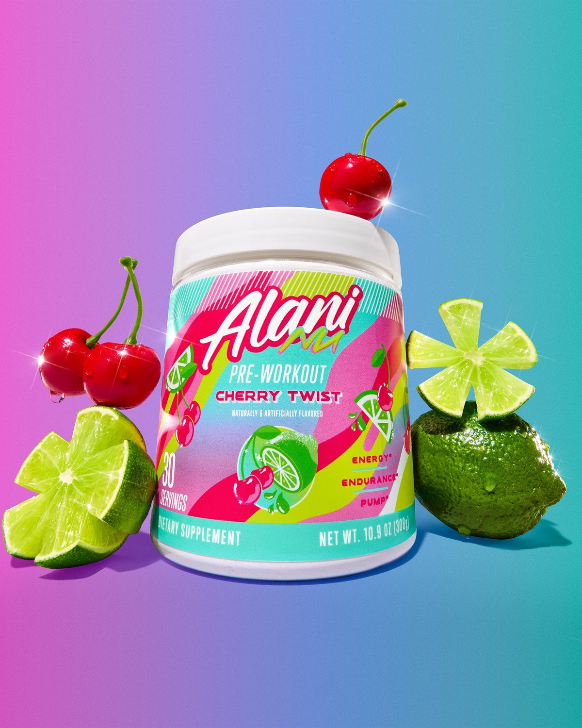 Alani Nu Energy Drink & Pre-Workout - Cherry Twist D3 - image 5