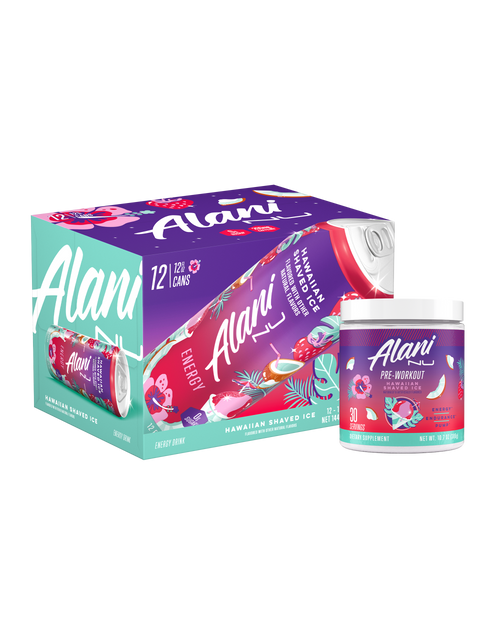 Alani Nu Energy Drink & Pre-Workout - Hawaiian Shaved Ice W8 - image 1