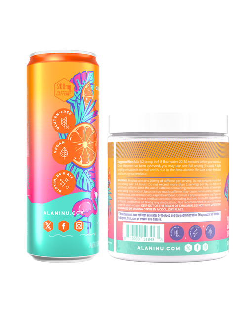 Alani Nu Energy Drink & Pre-Workout - Orange Kiss N7 - image 2