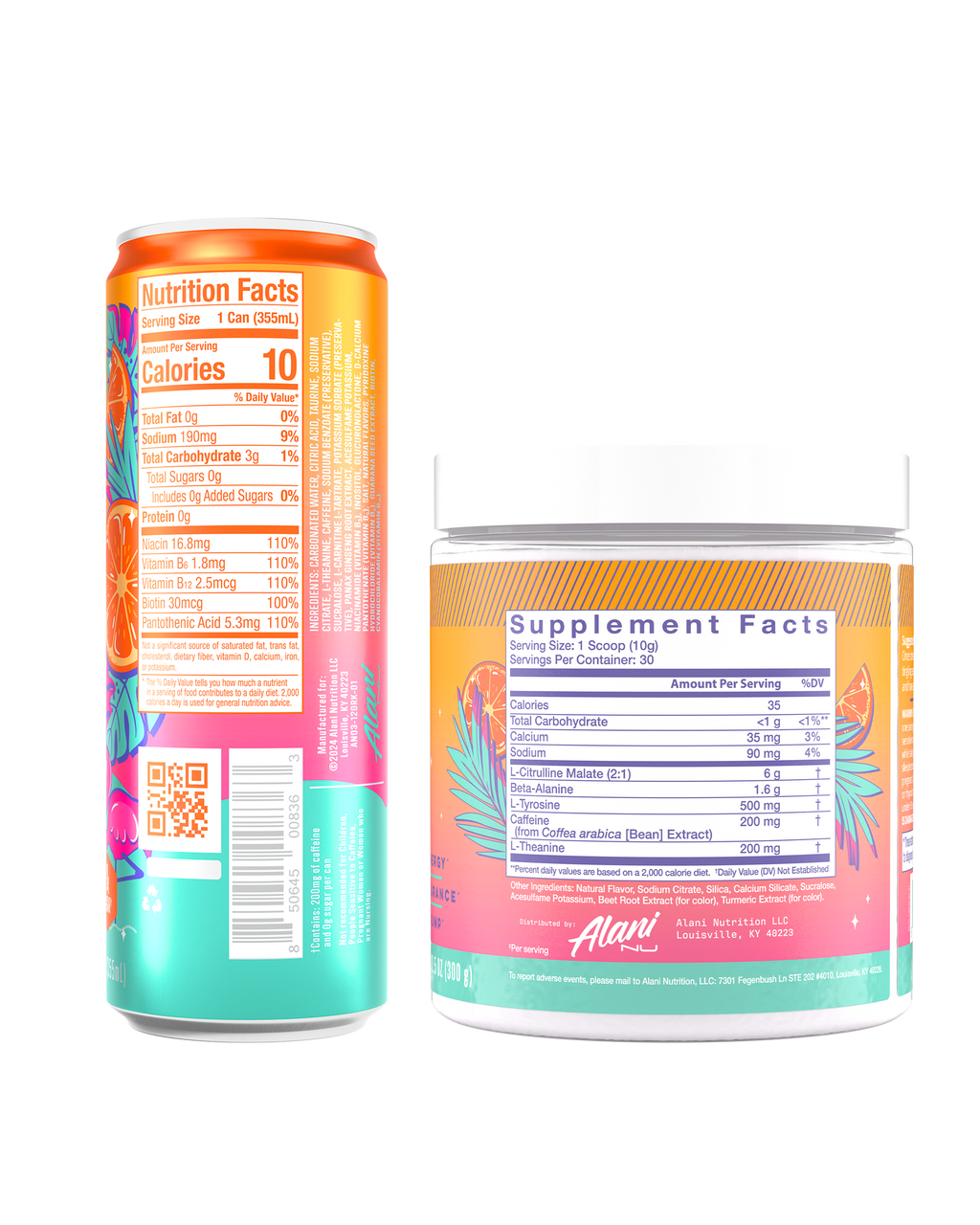 Alani Nu Energy Drink & Pre-Workout - Orange Kiss N7 - image 3
