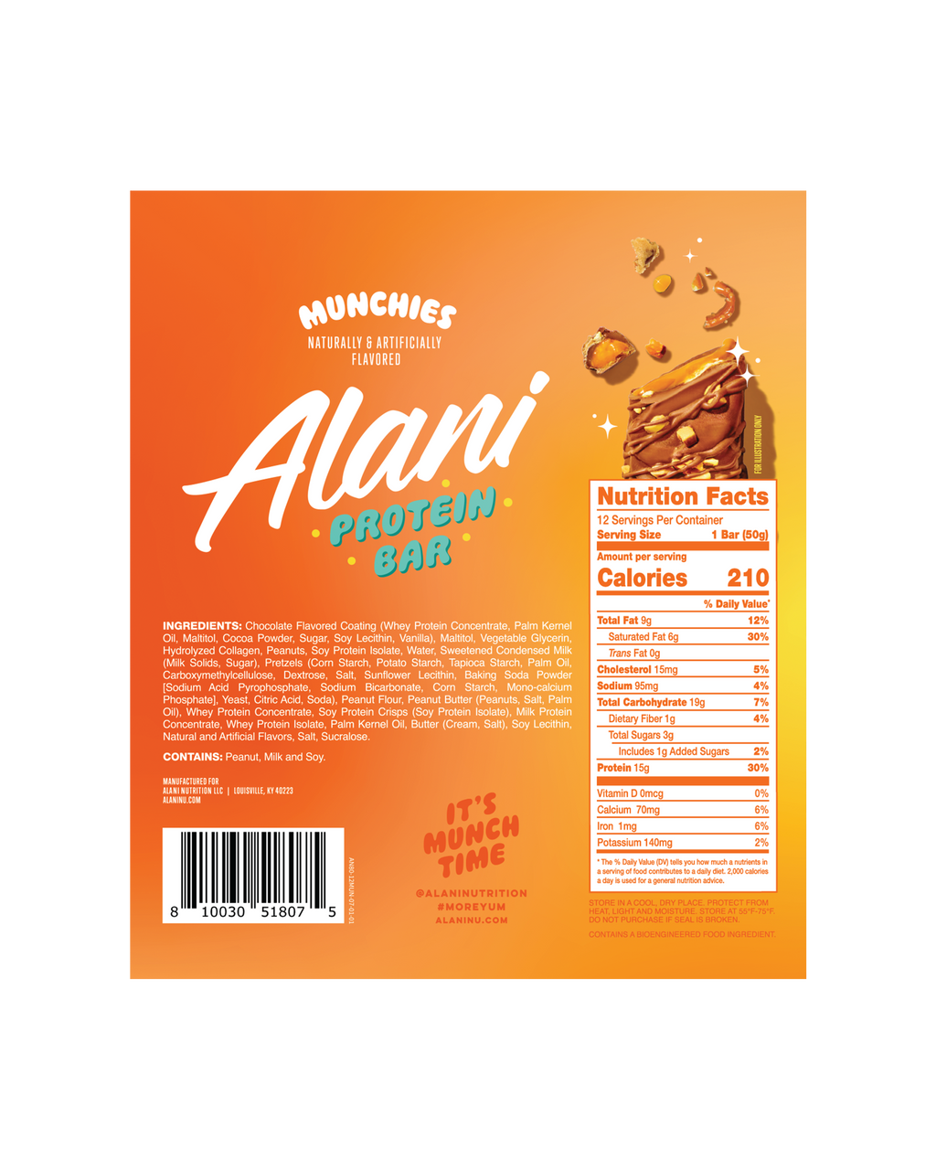 Alani Nu Protein Bar - Munchies B2 - image 3