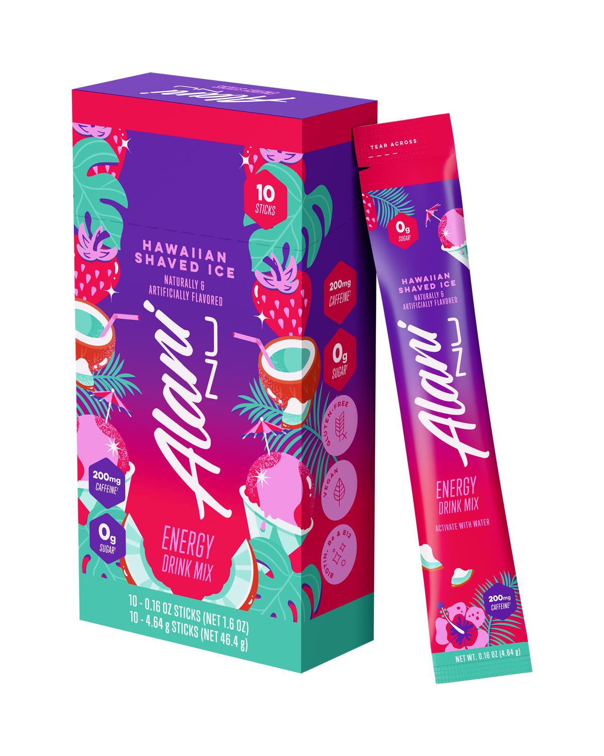Alani Nu Energy Sticks - Hawaiian Shaved Ice K9 - image 2