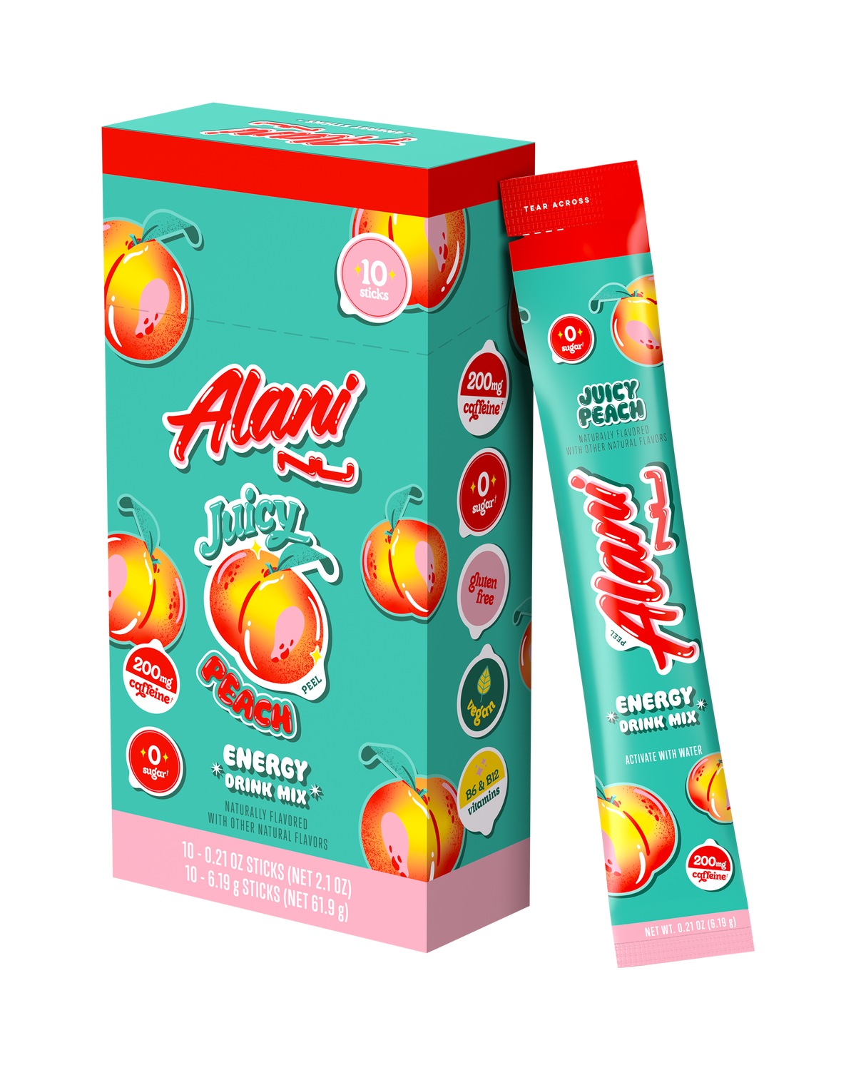 Alani Nu Energy Sticks - Juicy Peach V2 - image 2