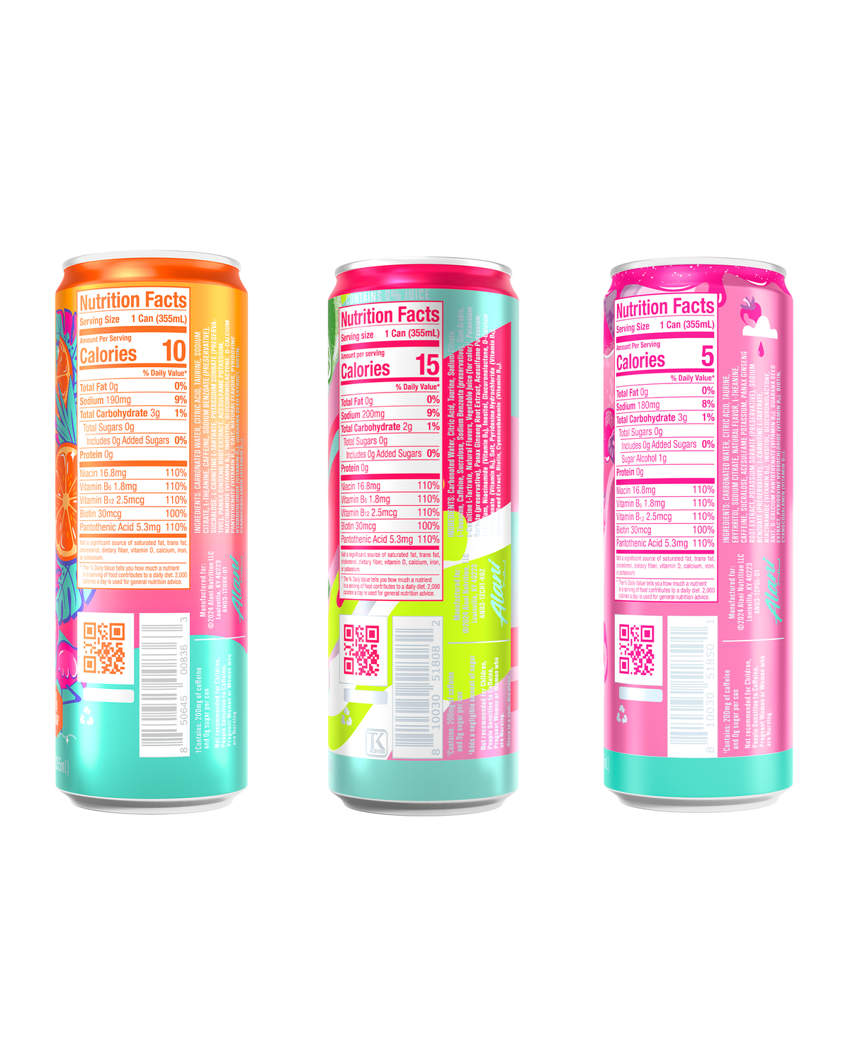 Alani Nu Energy Variety Pack - Sunshine Mix B5 - image 3