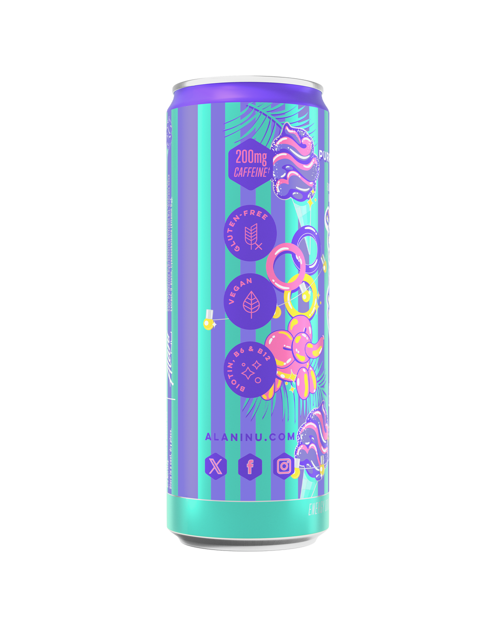 Alani Nu Energy Drink - Purple Cotton Candy F3 - image 2