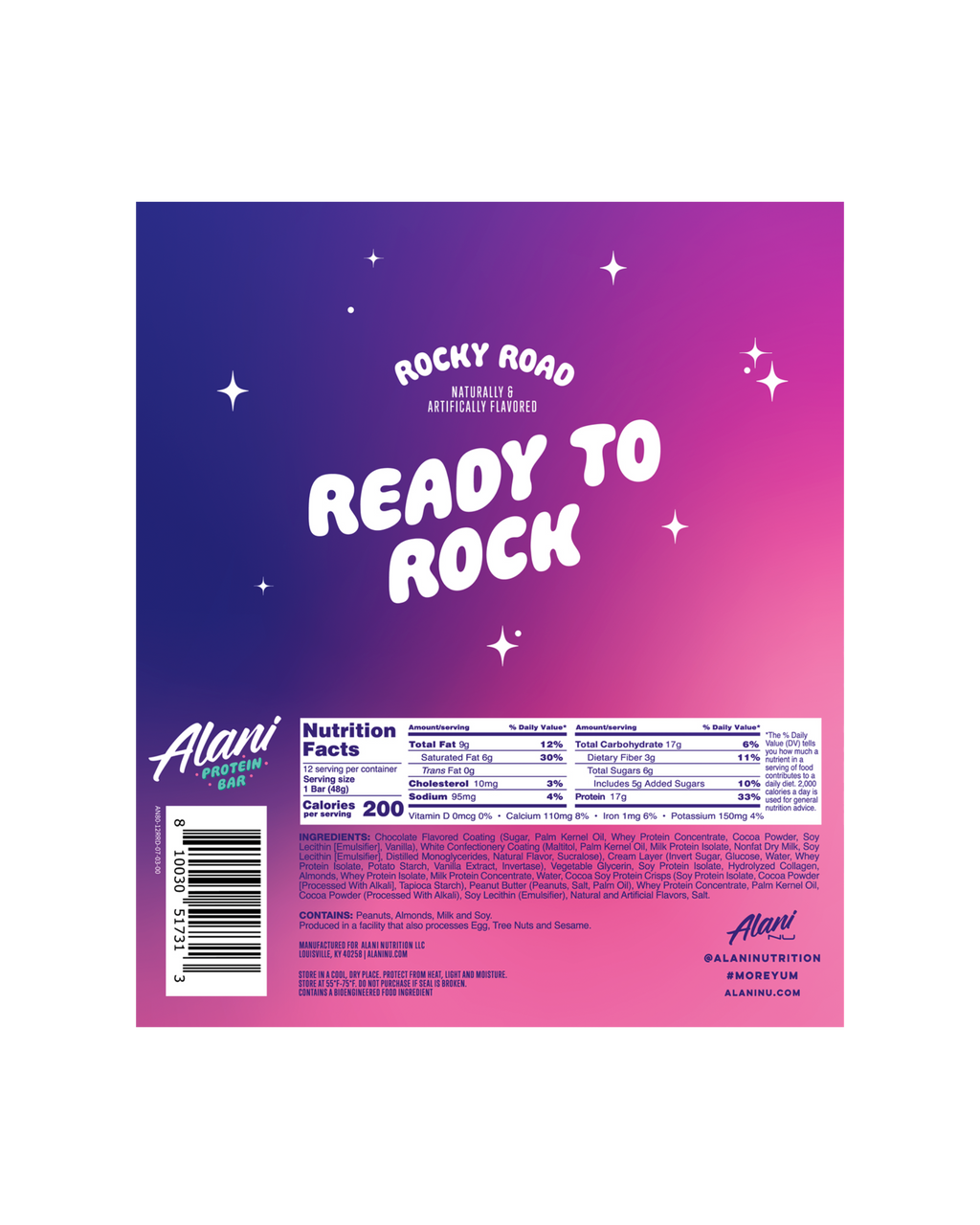 Alani Nu Protein Bar - Rocky Road D1 - image 3
