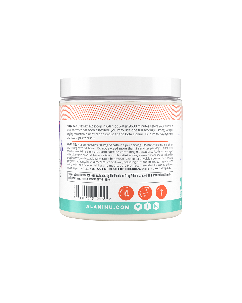 Alani Nu Pre-Workout - Galaxy Lemonade Z9 - image 2