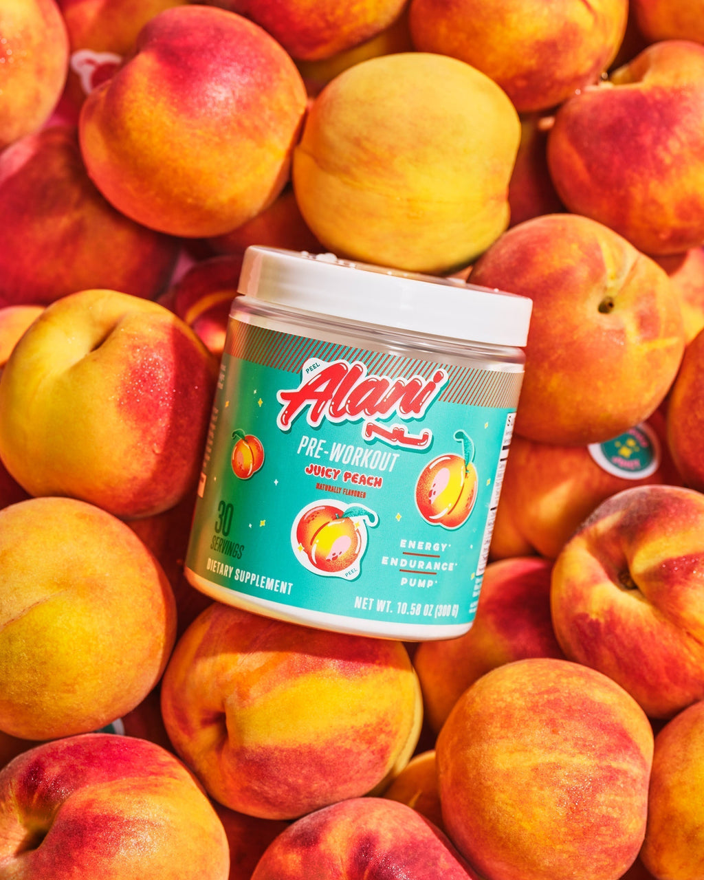 Alani Nu Pre-Workout - Juicy Peach V7 - image 4