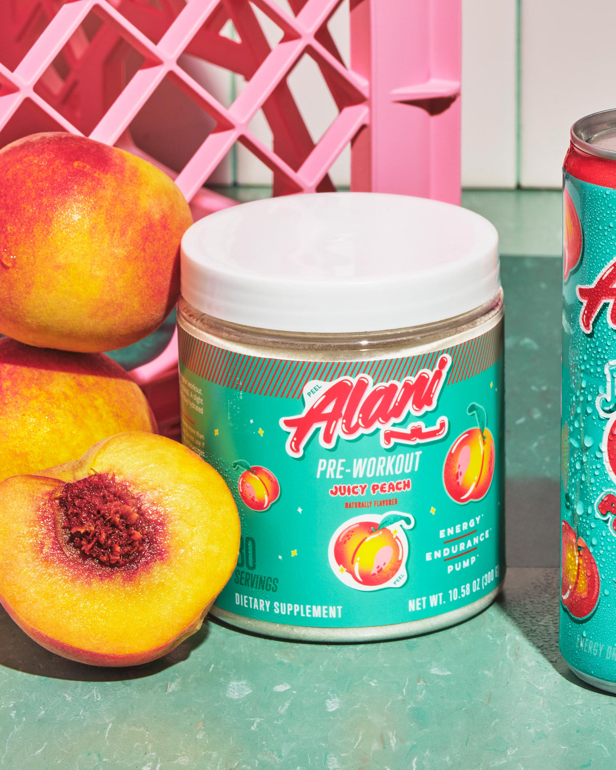 Alani Nu Pre-Workout - Juicy Peach V7 - image 6