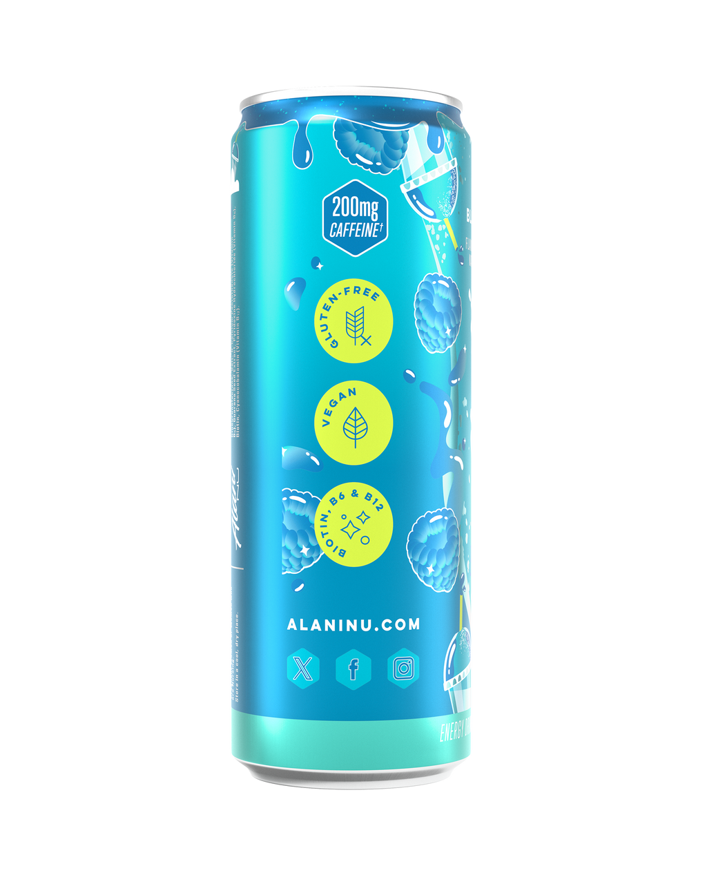 Alani Nu Energy Drink - Blue Slush N7 - image 2