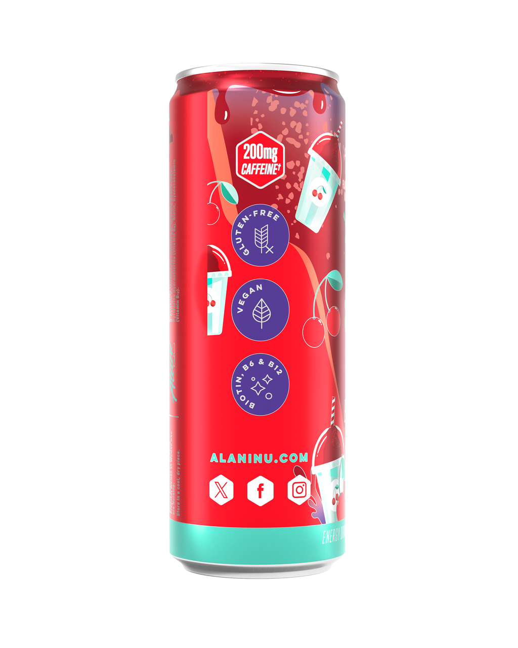 Alani Nu Energy Drink - Cherry Slush O0 - image 2