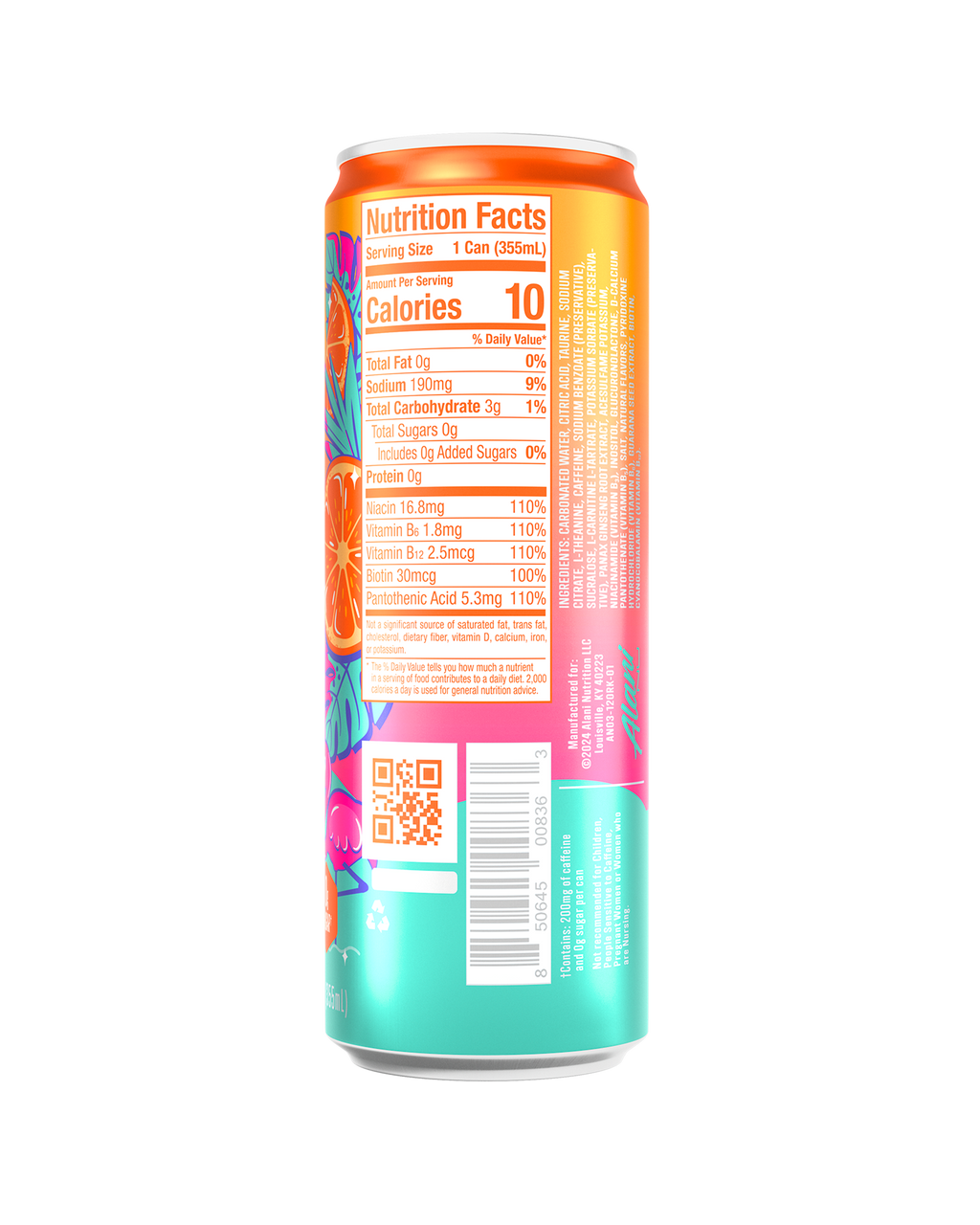 Alani Nu Energy Drink - Orange Kiss D8 - image 3