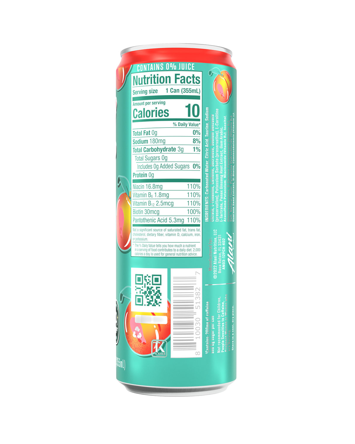Alani Nu Energy Drink - Juicy Peach Q8 - image 3
