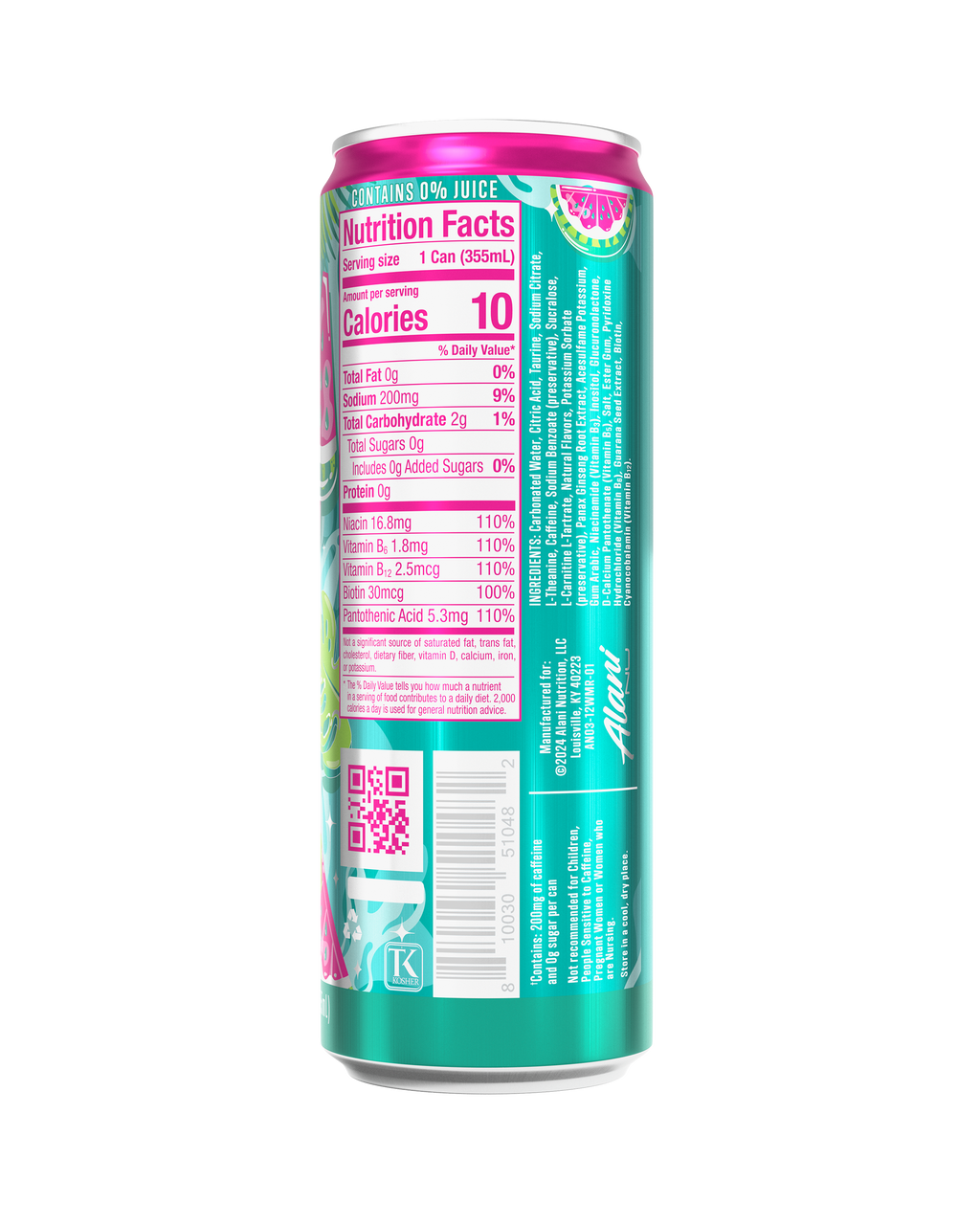 Alani Nu Energy Drink - Watermelon Wave T3 - image 3