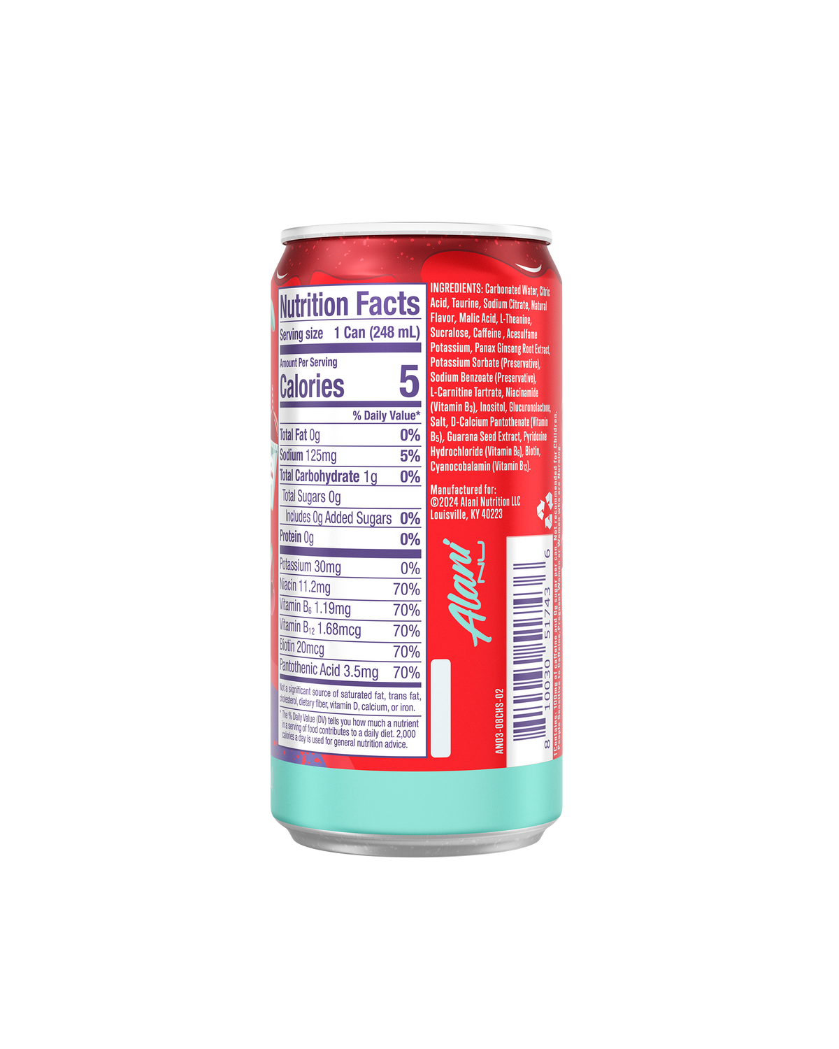 Alani Nu Mini Energy - Cherry Slush X6 - image 3