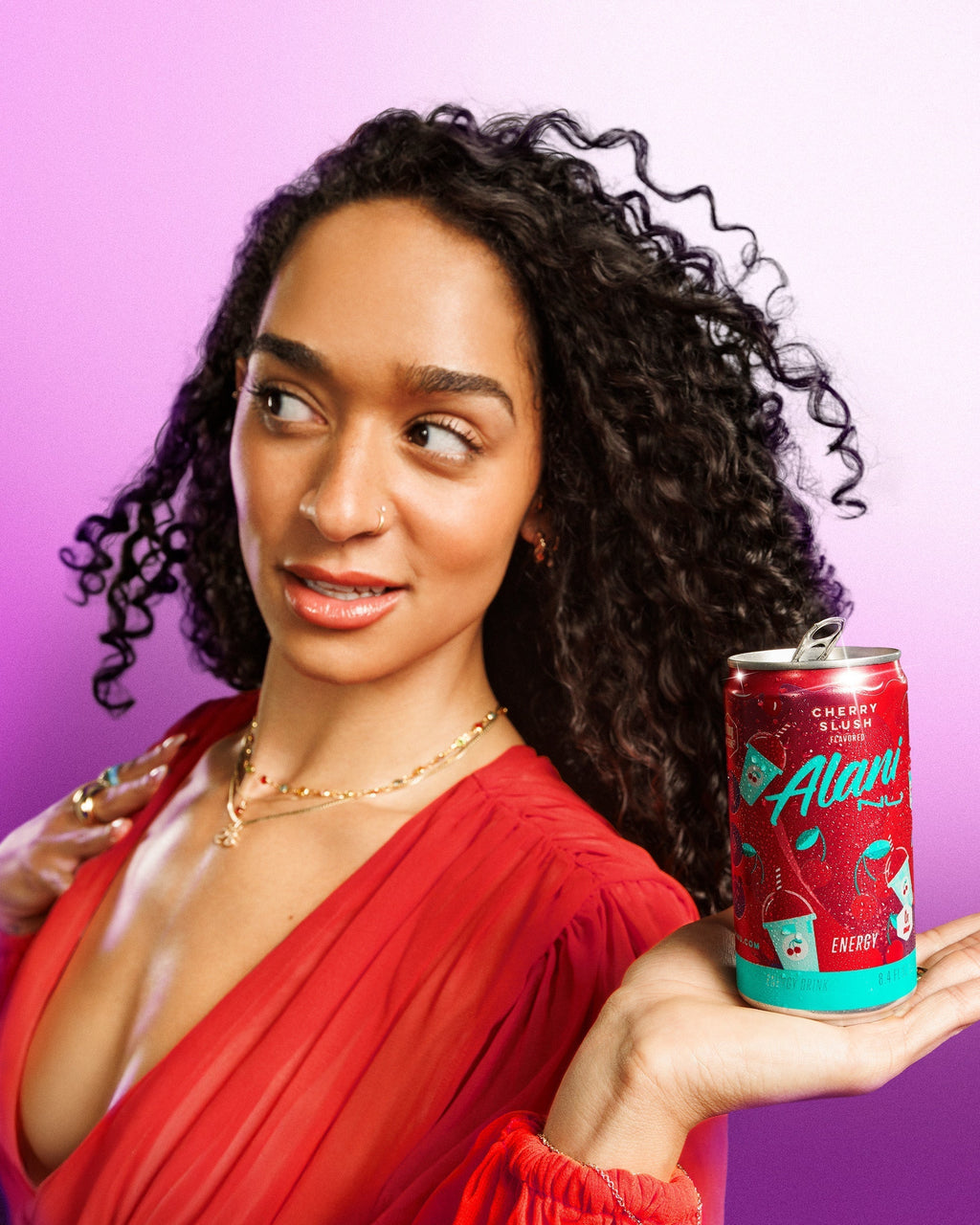 Alani Nu Mini Energy - Cherry Slush X6 - image 5