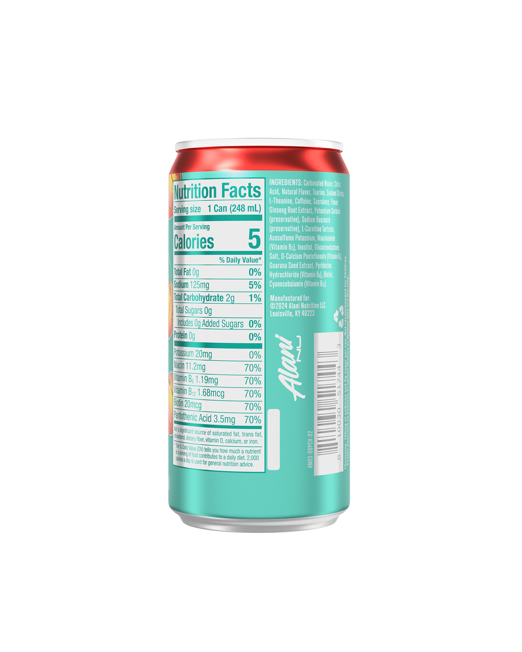 Alani Nu Mini Energy - Juicy Peach L2 - image 3